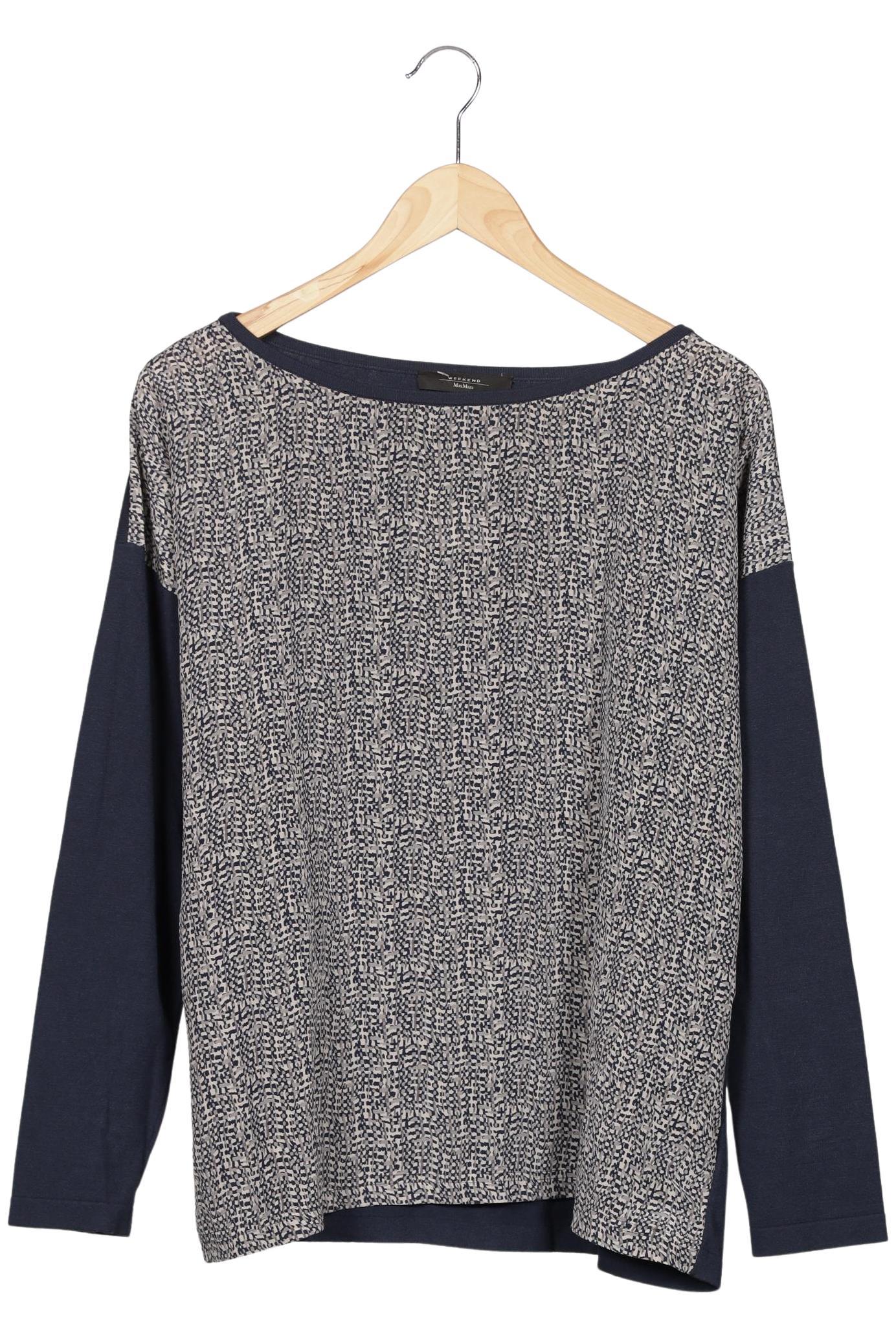 

Weekend Max Mara Damen Langarmshirt, blau, Gr. 46