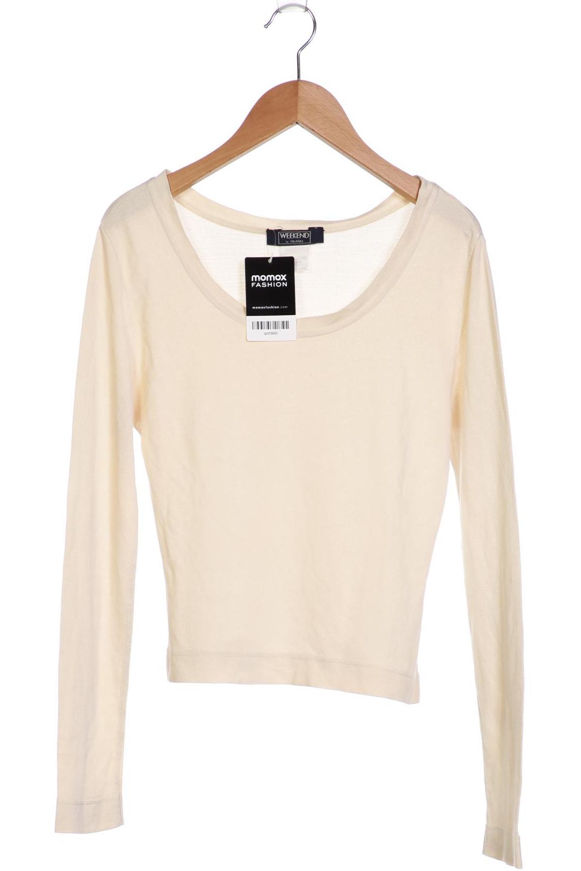 

Weekend Max Mara Damen Langarmshirt, beige, Gr. 32