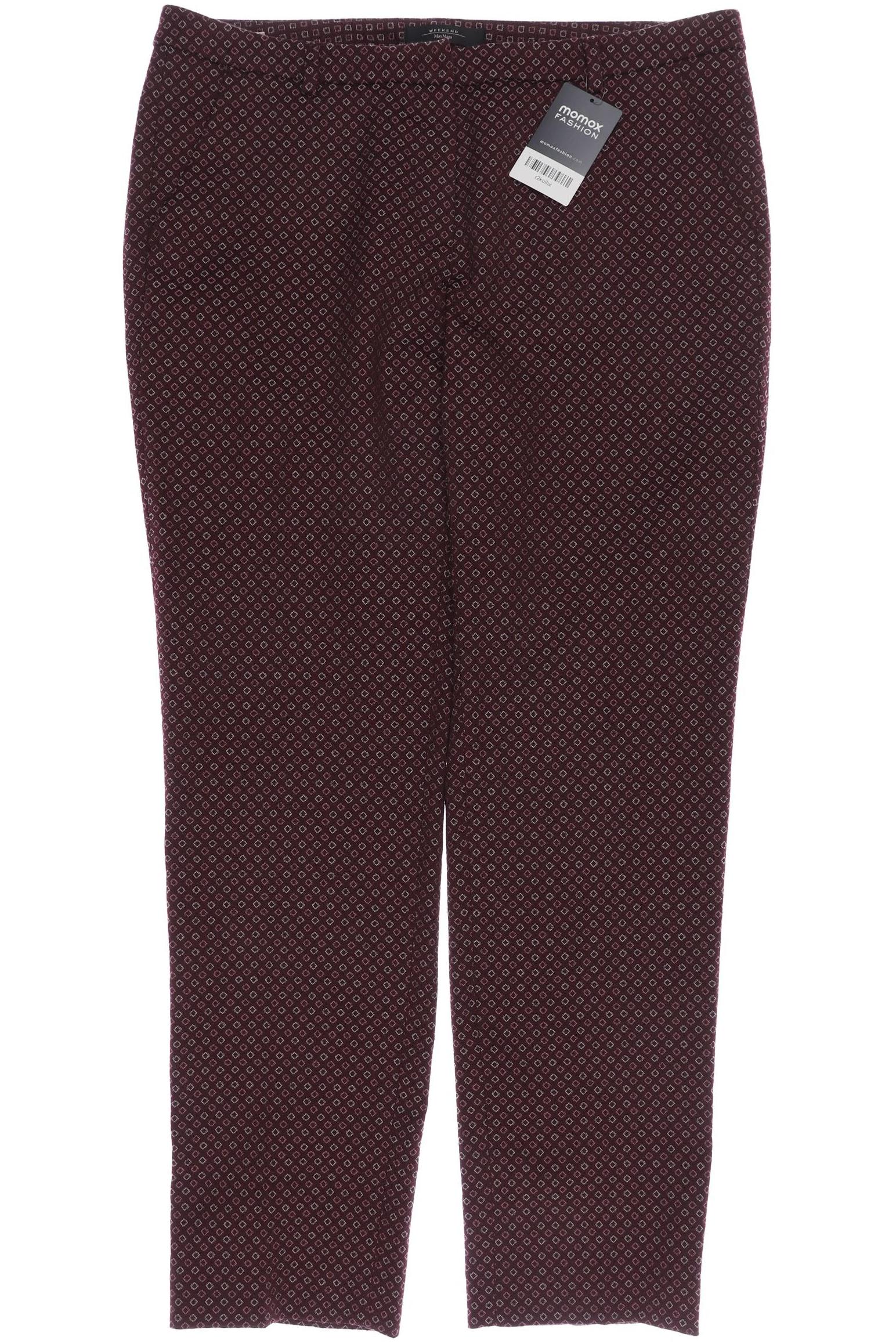 

Weekend Max Mara Damen Stoffhose, bordeaux, Gr. 34