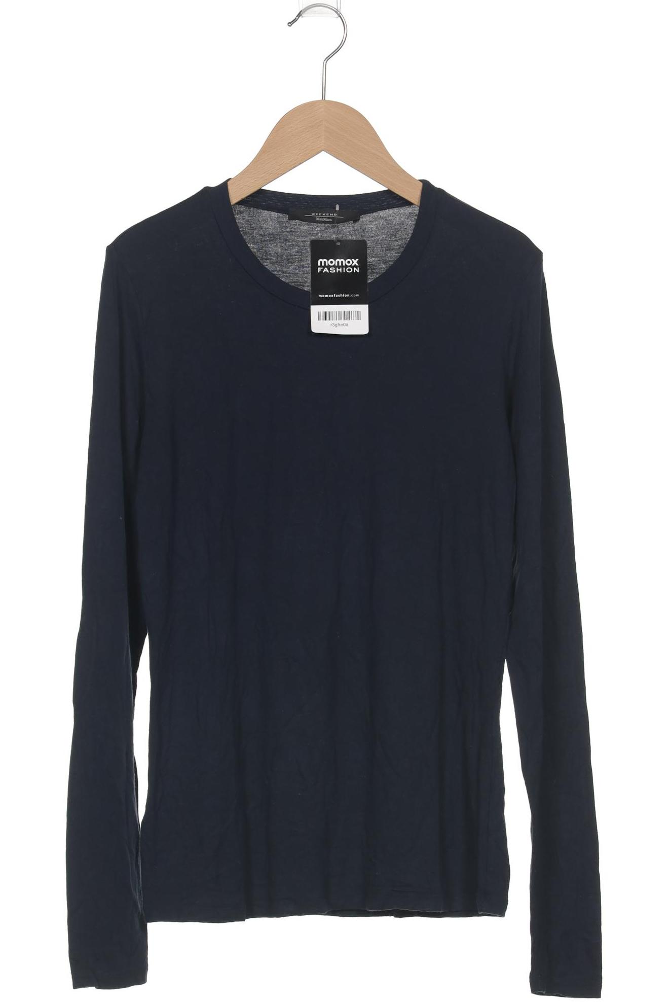 

Weekend Max Mara Damen Langarmshirt, marineblau, Gr. 38