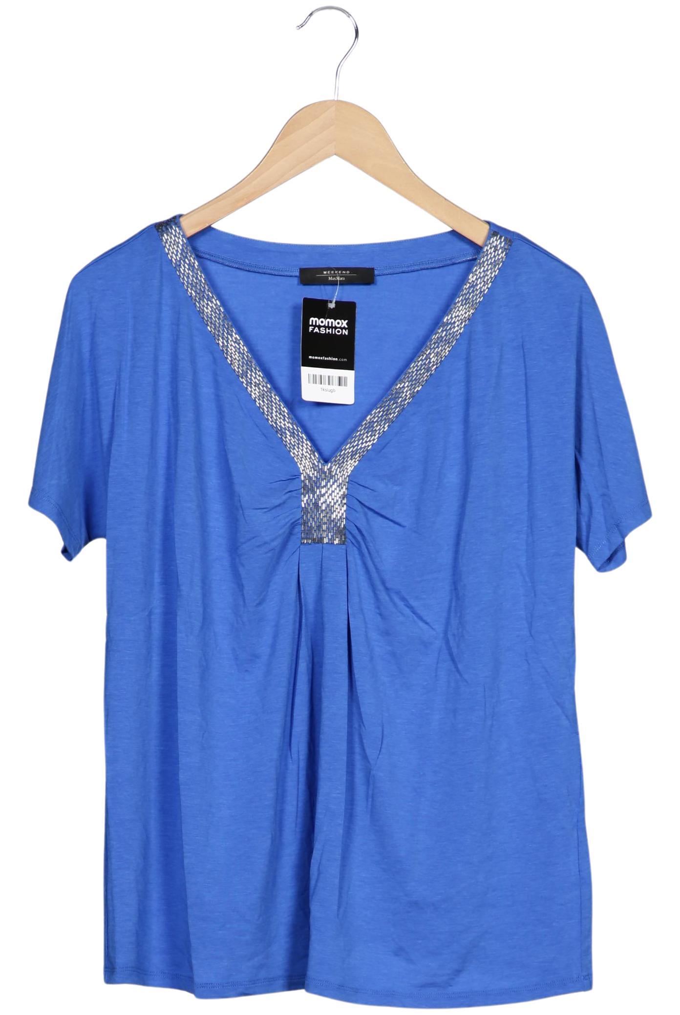 

Weekend Max Mara Damen T-Shirt, blau, Gr. 44