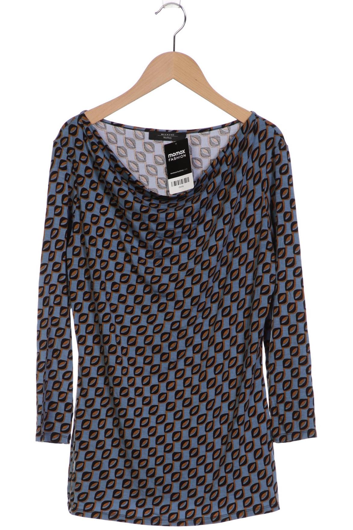 

Weekend Max Mara Damen Langarmshirt, blau, Gr. 36