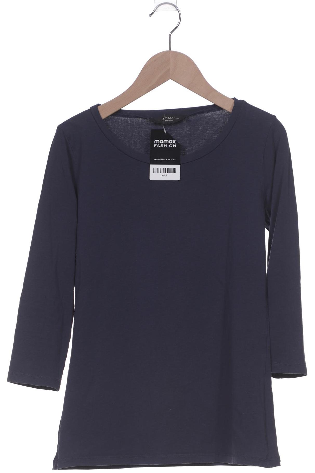 

Weekend Max Mara Damen Langarmshirt, marineblau, Gr. 36