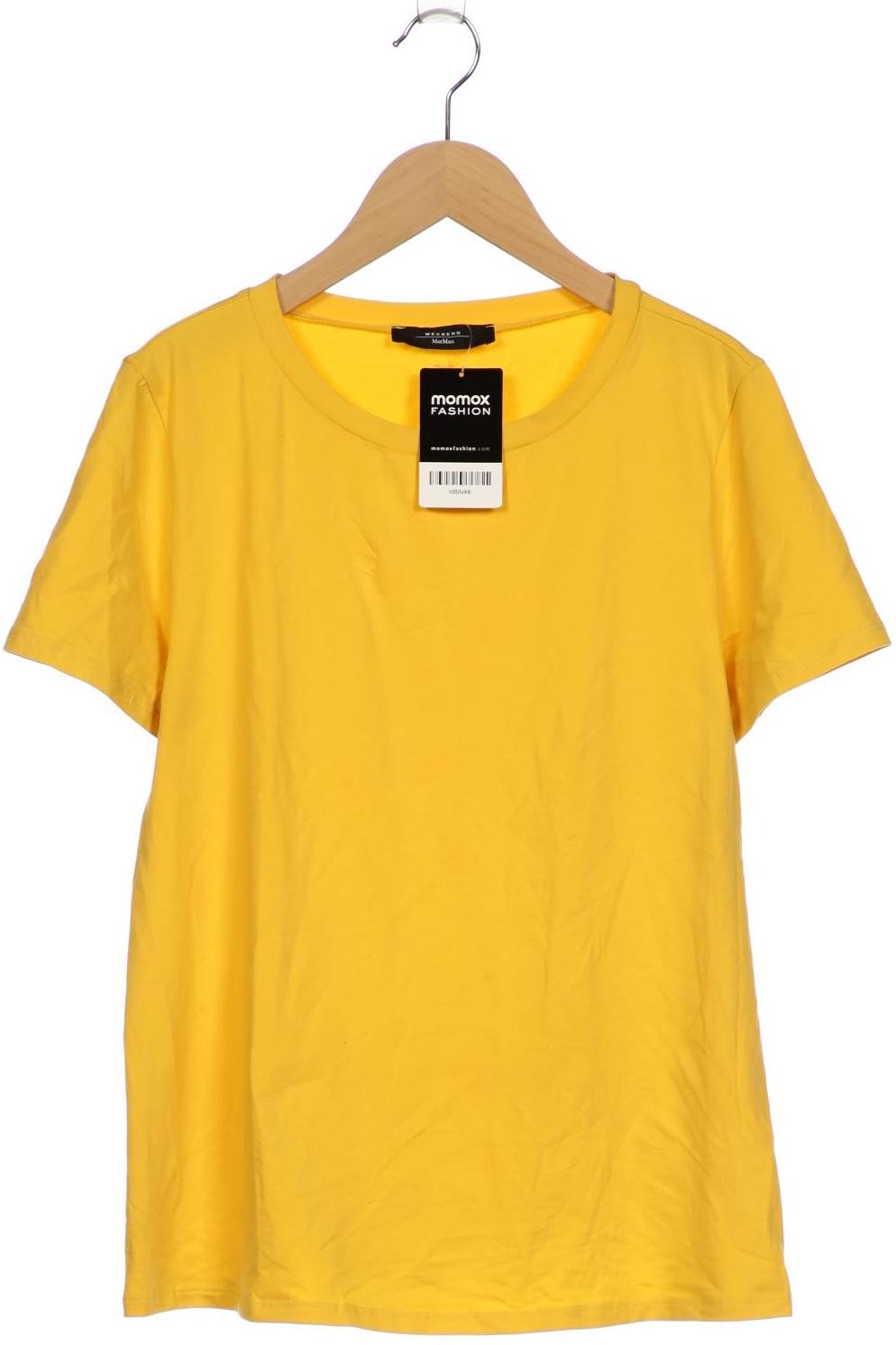 

Weekend Max Mara Damen T-Shirt, gelb, Gr. 42