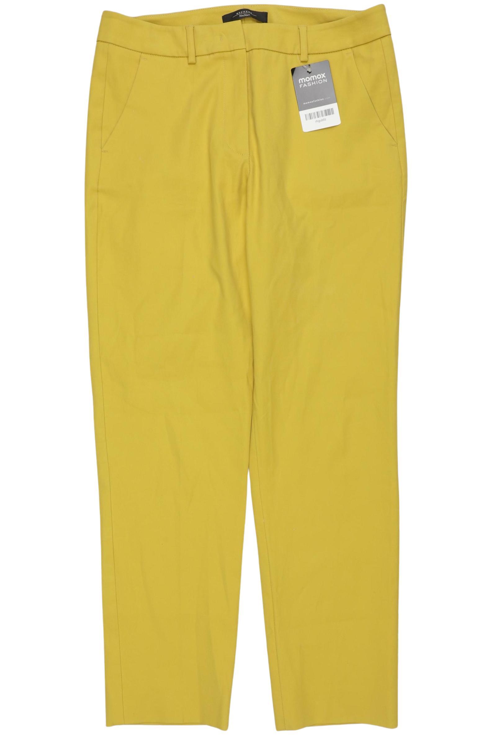 

Weekend Max Mara Damen Stoffhose, gelb, Gr. 38