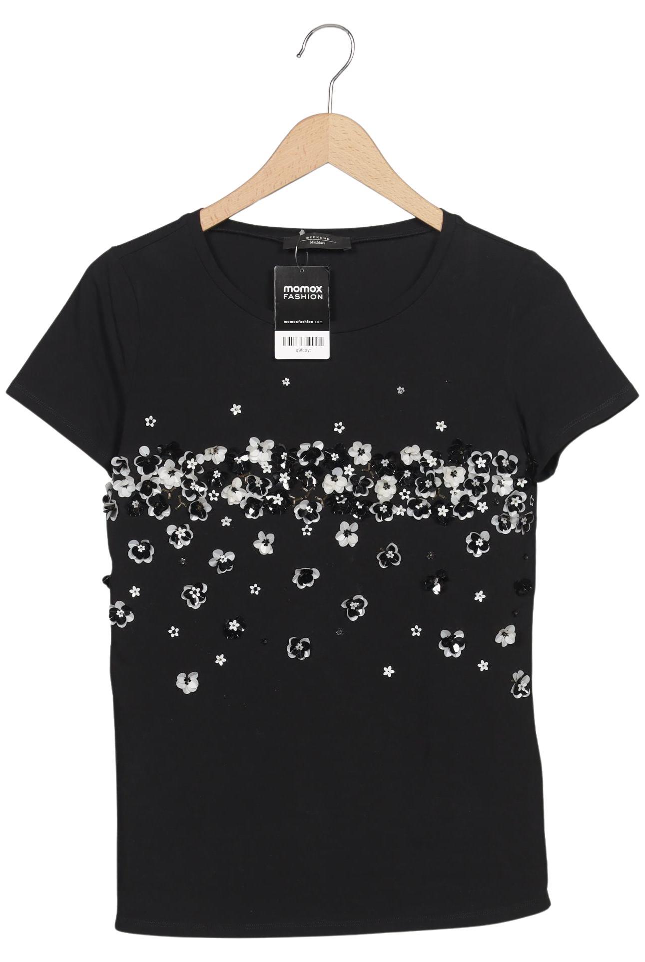 

Weekend Max Mara Damen T-Shirt, schwarz, Gr. 36