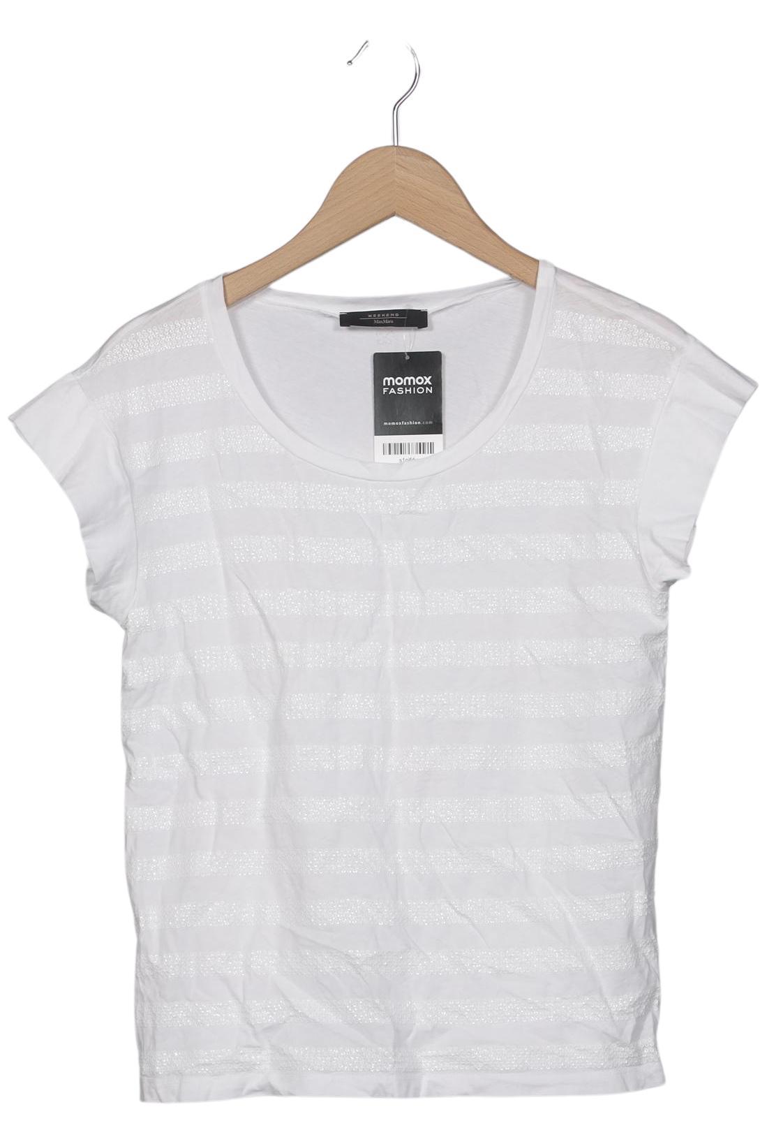 

Weekend Max Mara Damen T-Shirt, weiß, Gr. 36
