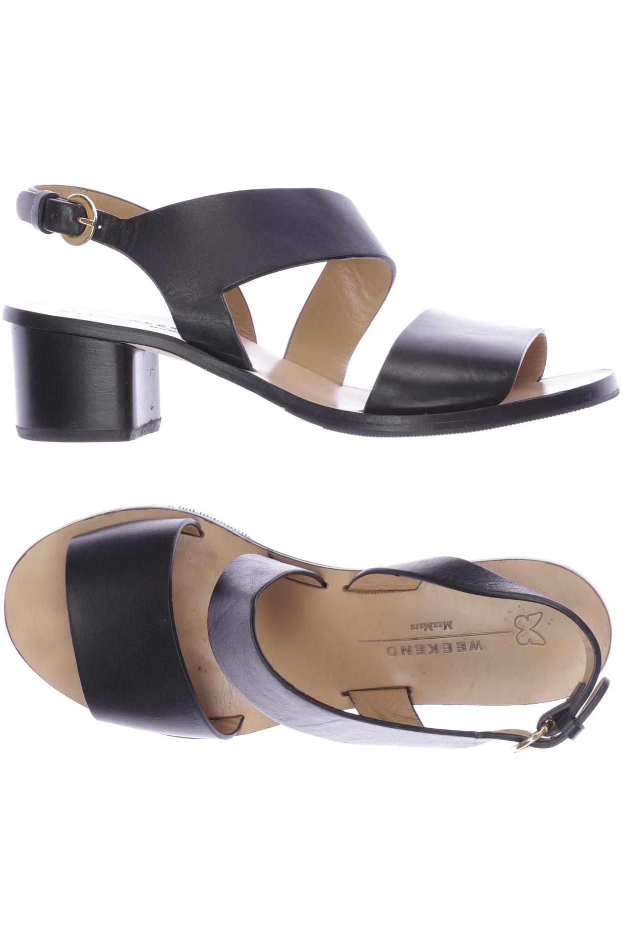 

Weekend Max Mara Damen Sandale, schwarz, Gr. 39