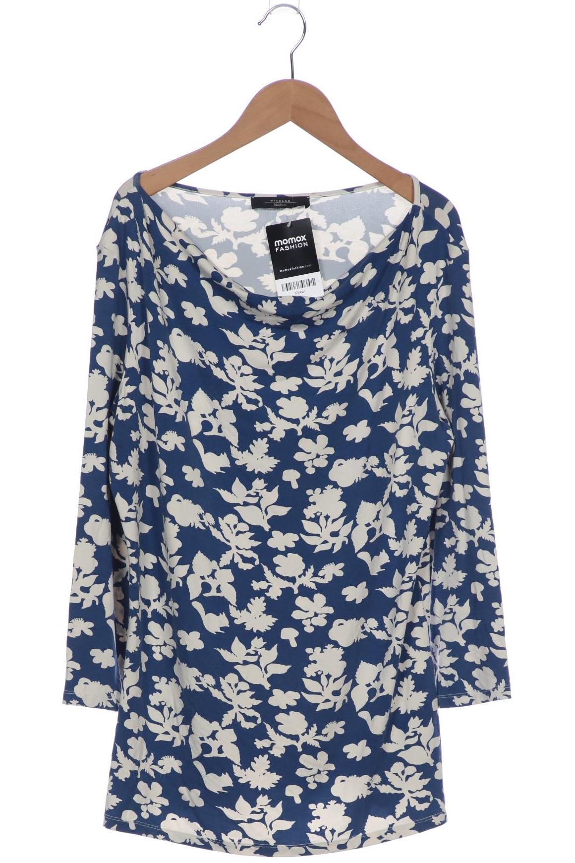 

Weekend Max Mara Damen Langarmshirt, blau, Gr. 44