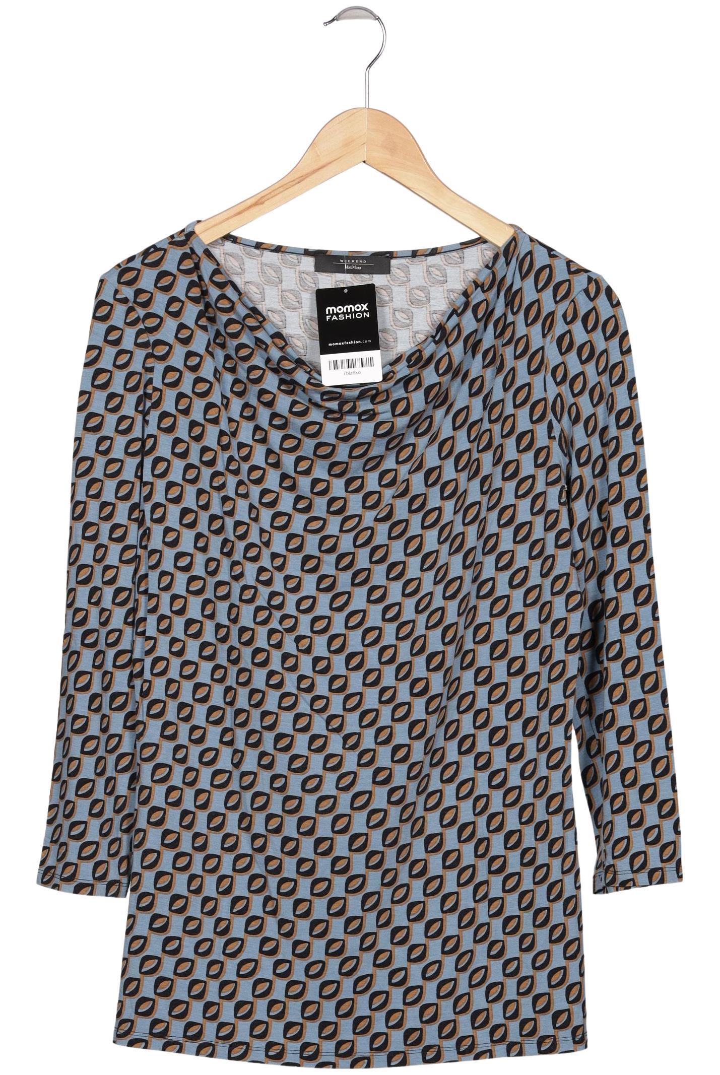 

Weekend Max Mara Damen Langarmshirt, blau, Gr. 38