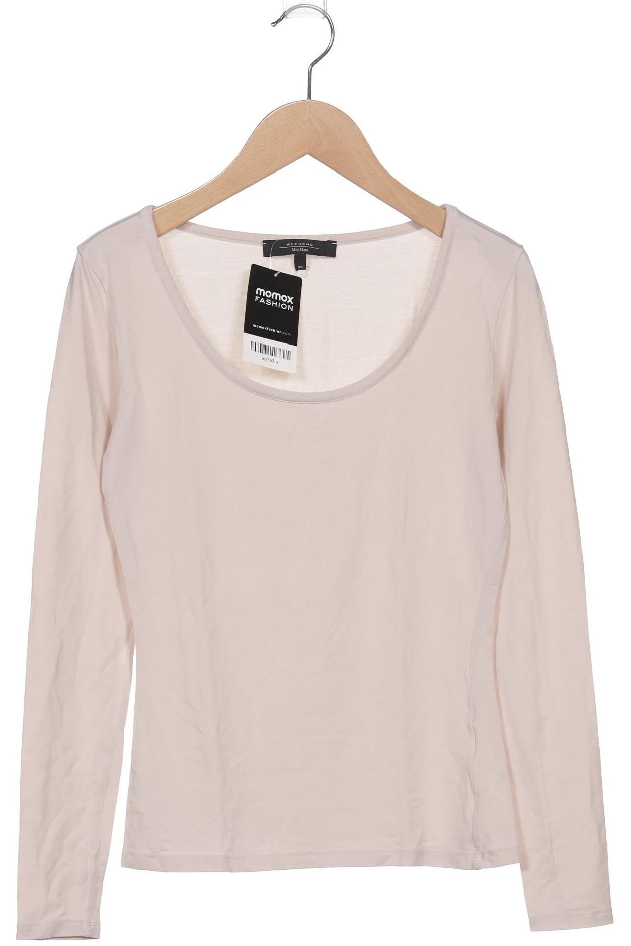 

Weekend Max Mara Damen Langarmshirt, beige, Gr. 34