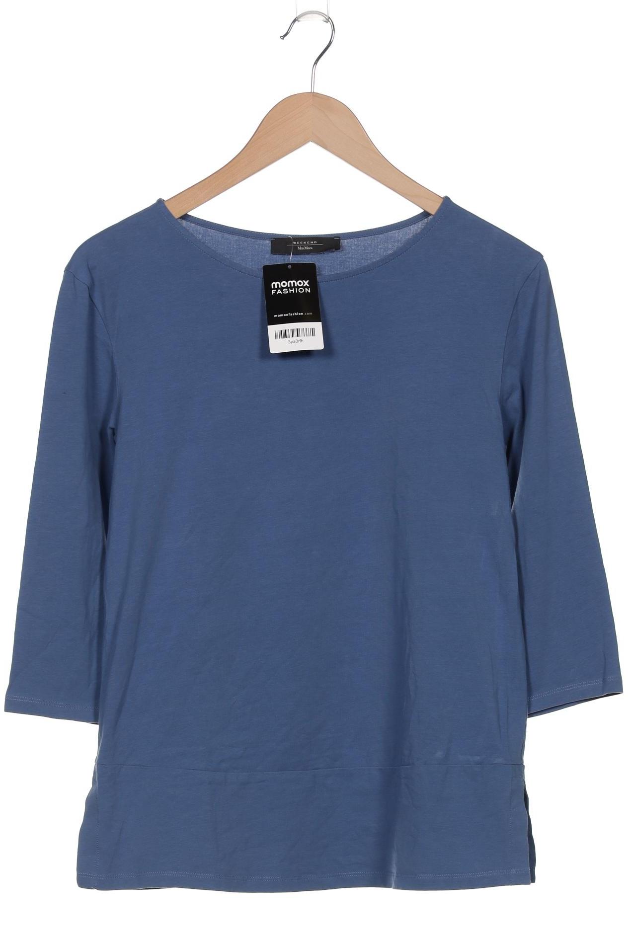 

Weekend Max Mara Damen Langarmshirt, blau, Gr. 38