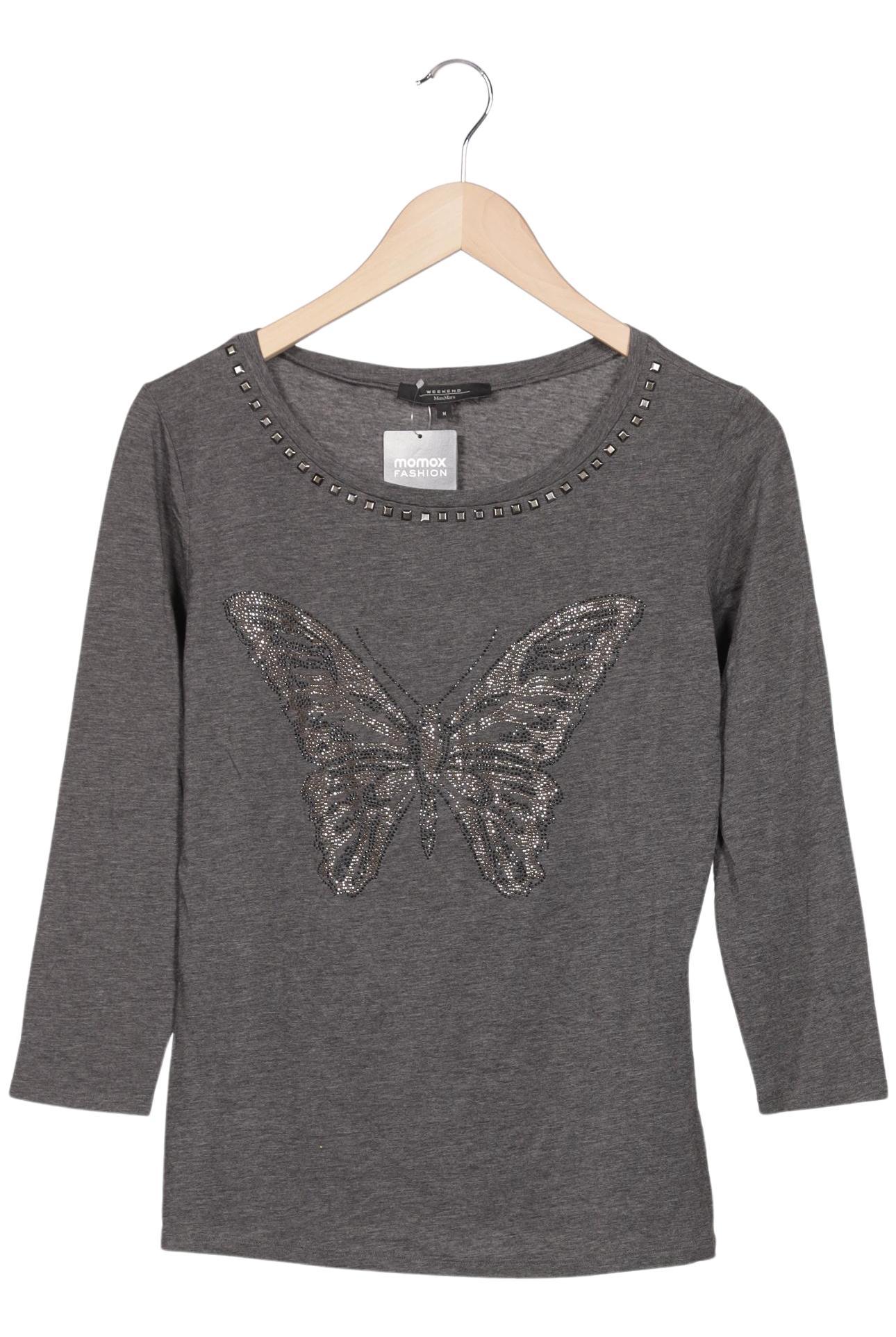 

Weekend Max Mara Damen Langarmshirt, grau, Gr. 38