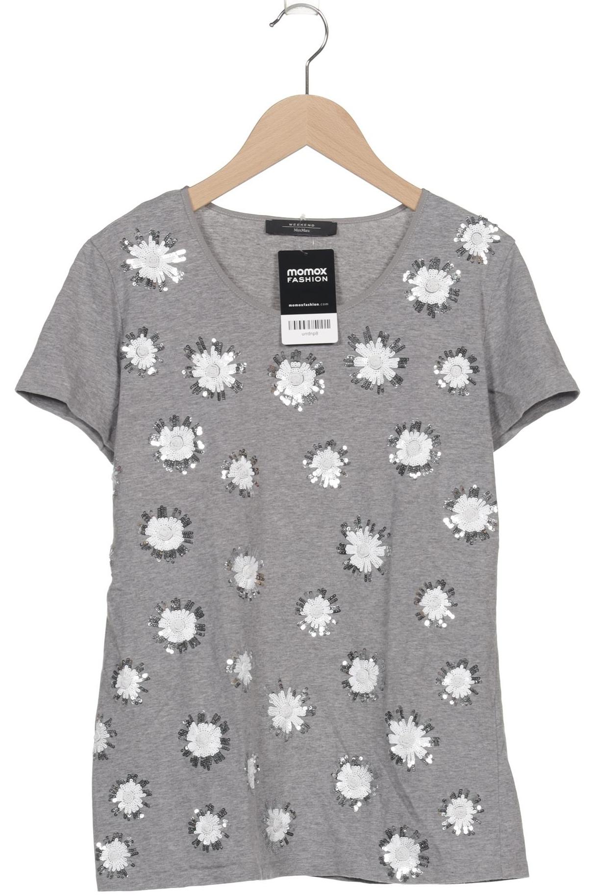 

Weekend Max Mara Damen T-Shirt, grau, Gr. 36