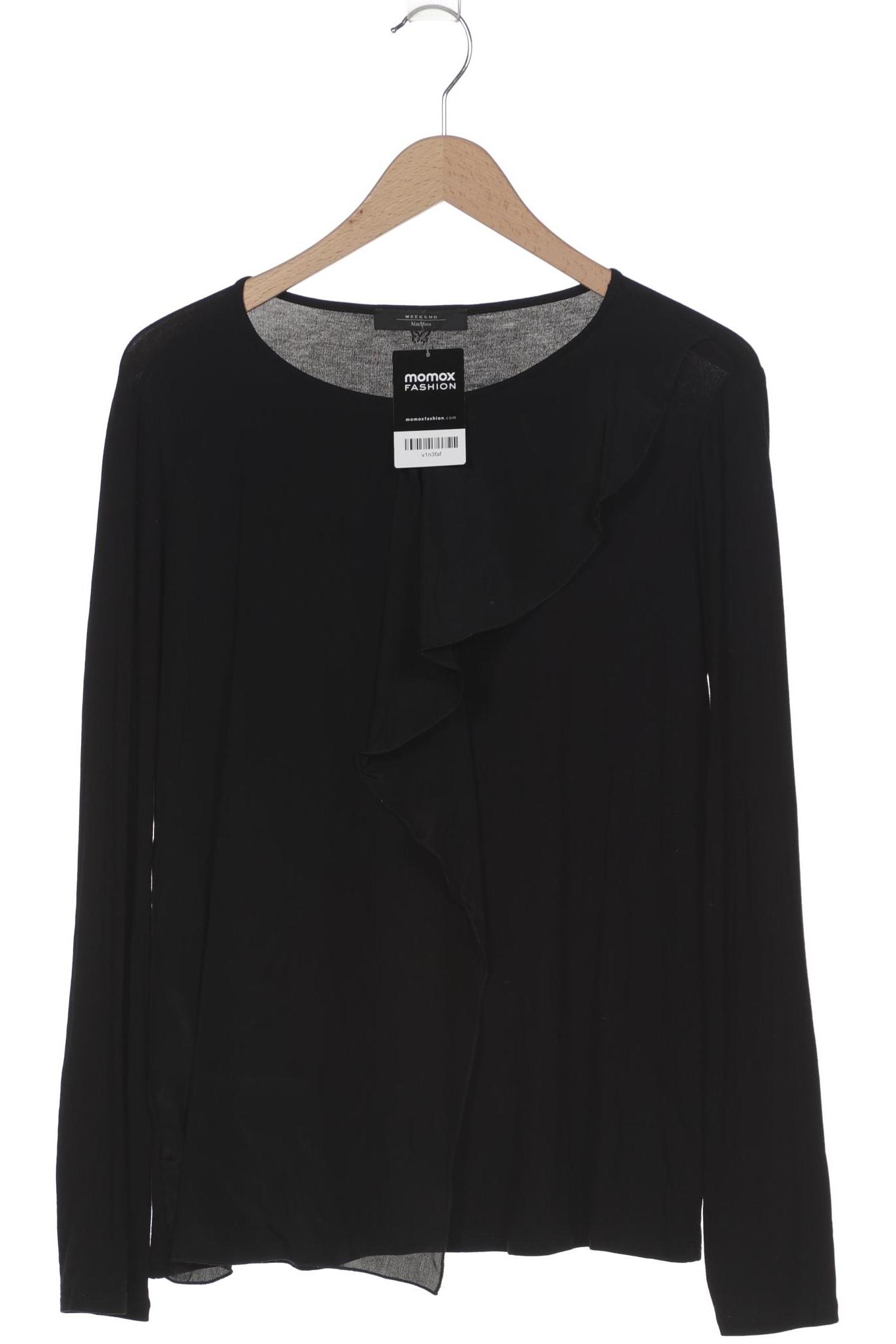 

Weekend Max Mara Damen Langarmshirt, schwarz, Gr. 42