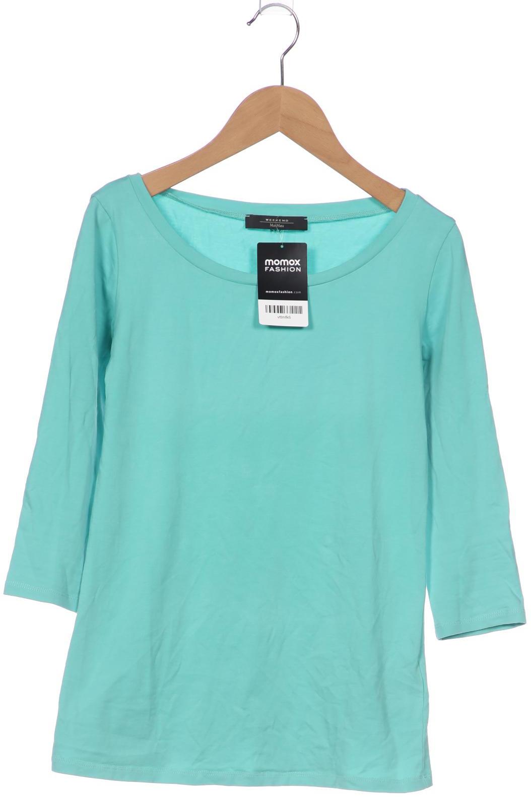 

Weekend Max Mara Damen Langarmshirt, türkis, Gr. 34