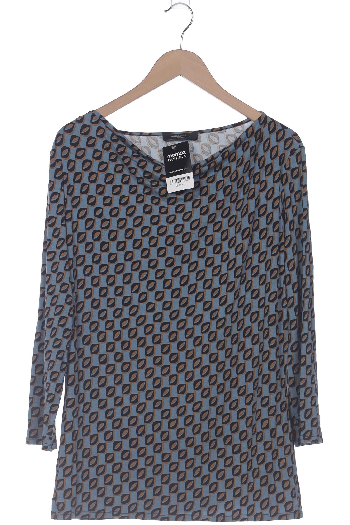 

Weekend Max Mara Damen Langarmshirt, blau, Gr. 46