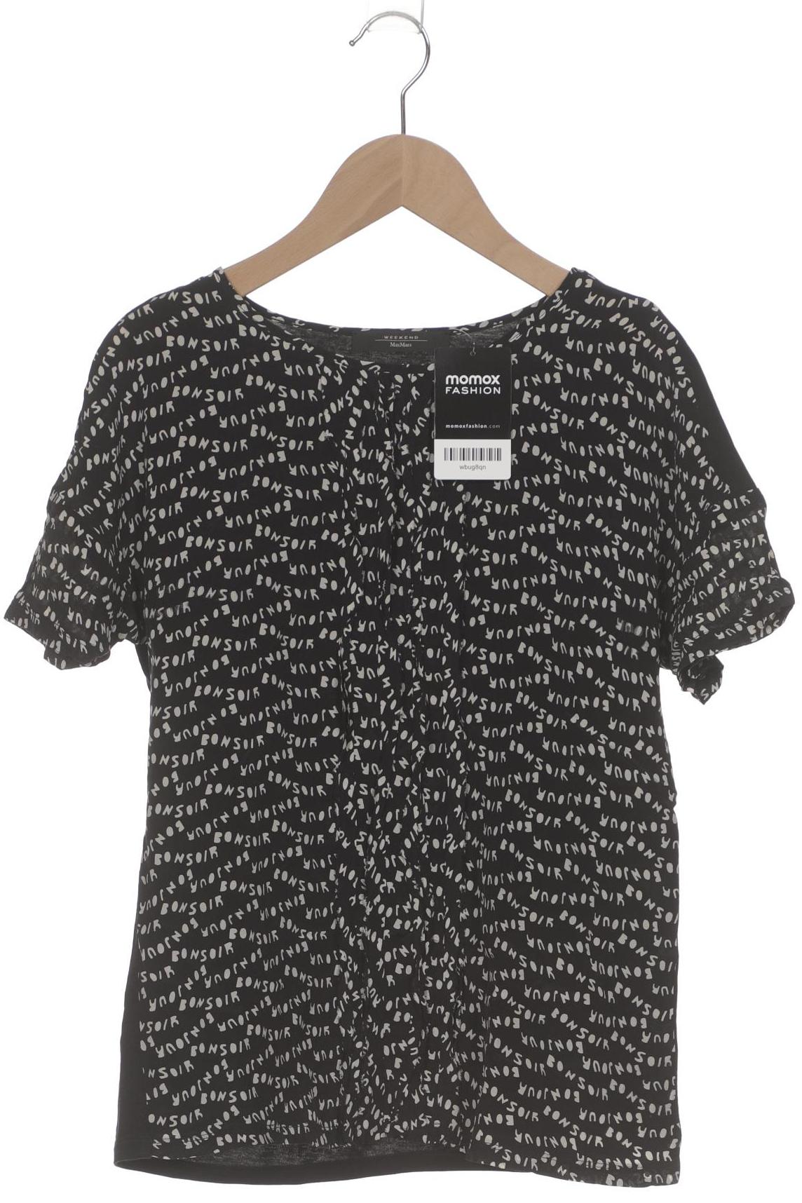 

Weekend Max Mara Damen T-Shirt, schwarz, Gr. 38