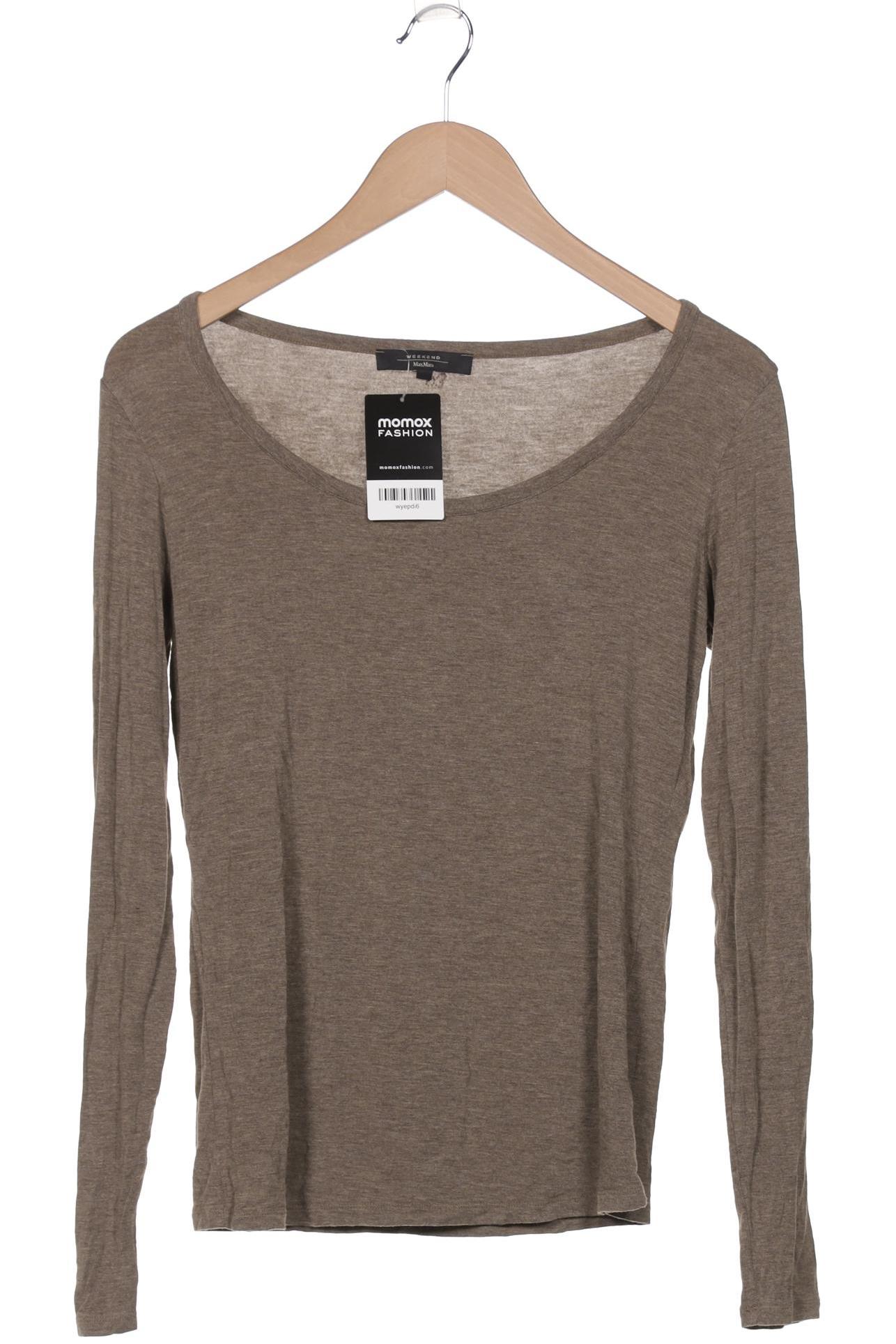 

Weekend Max Mara Damen Langarmshirt, braun, Gr. 36