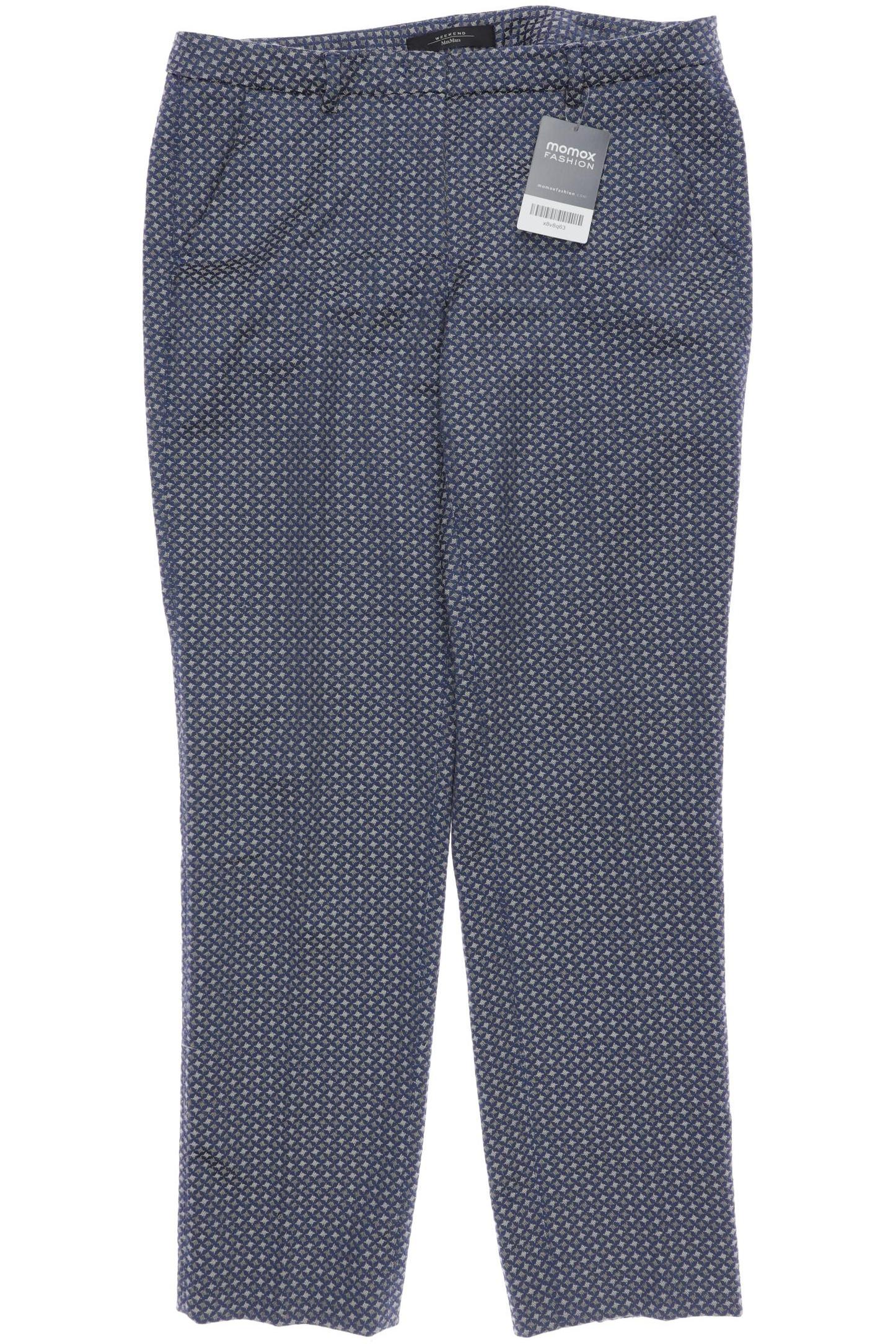 

Weekend Max Mara Damen Stoffhose, blau, Gr. 38