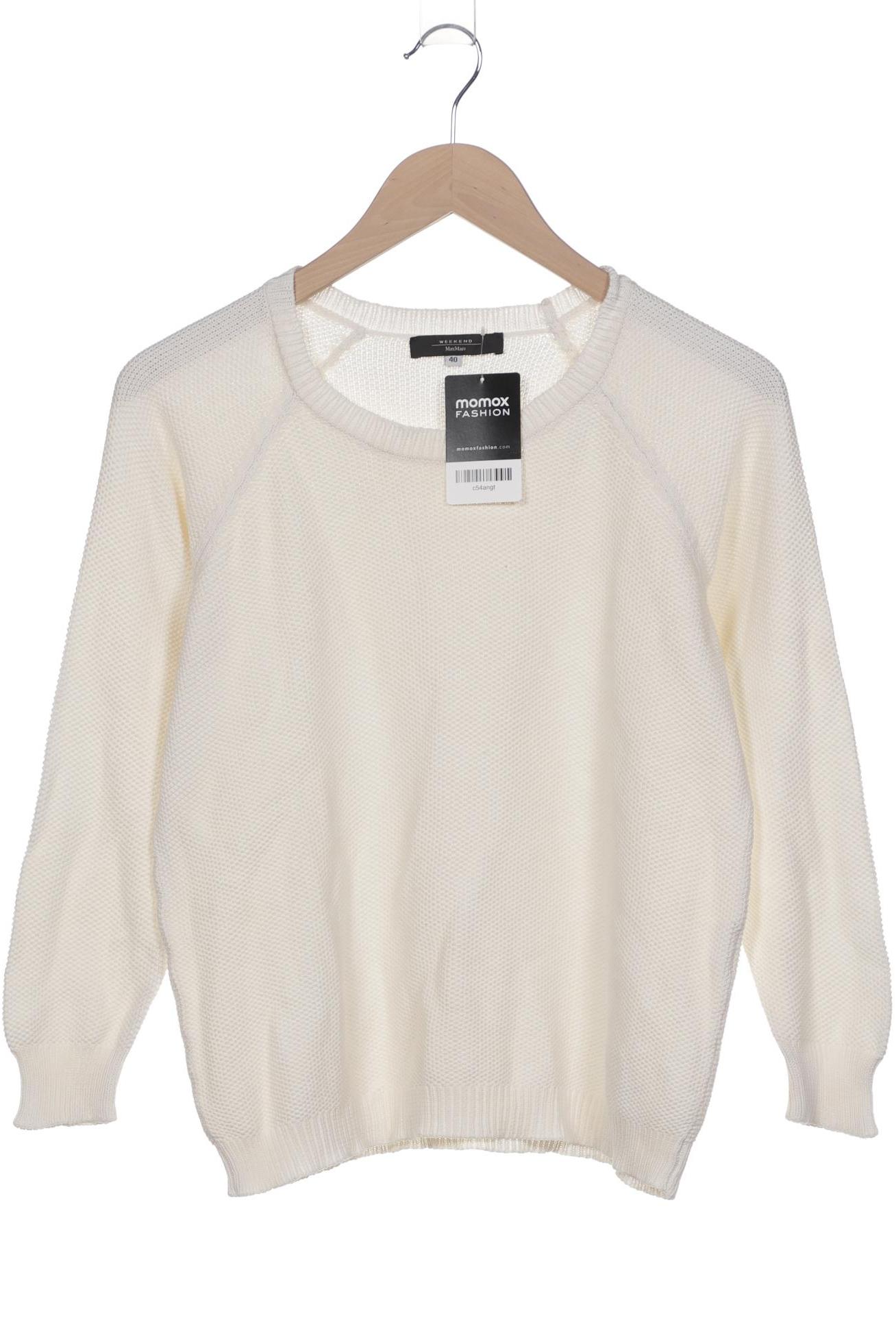 

Weekend Max Mara Damen Pullover, cremeweiß, Gr. 40