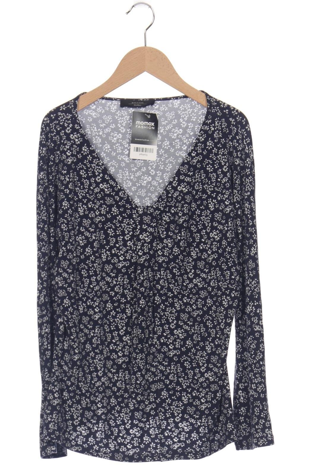 

Weekend Max Mara Damen Langarmshirt, marineblau, Gr. 38