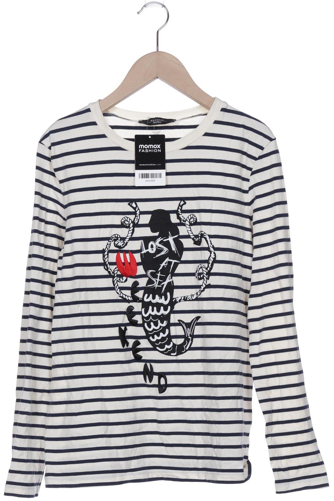 

Weekend Max Mara Damen Langarmshirt, cremeweiß, Gr. 38