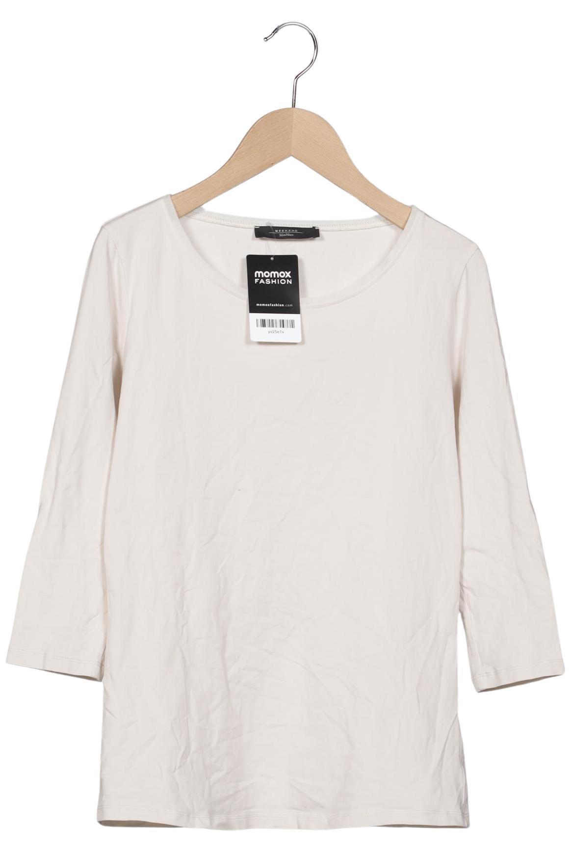 

Weekend Max Mara Damen Langarmshirt, cremeweiß, Gr. 36