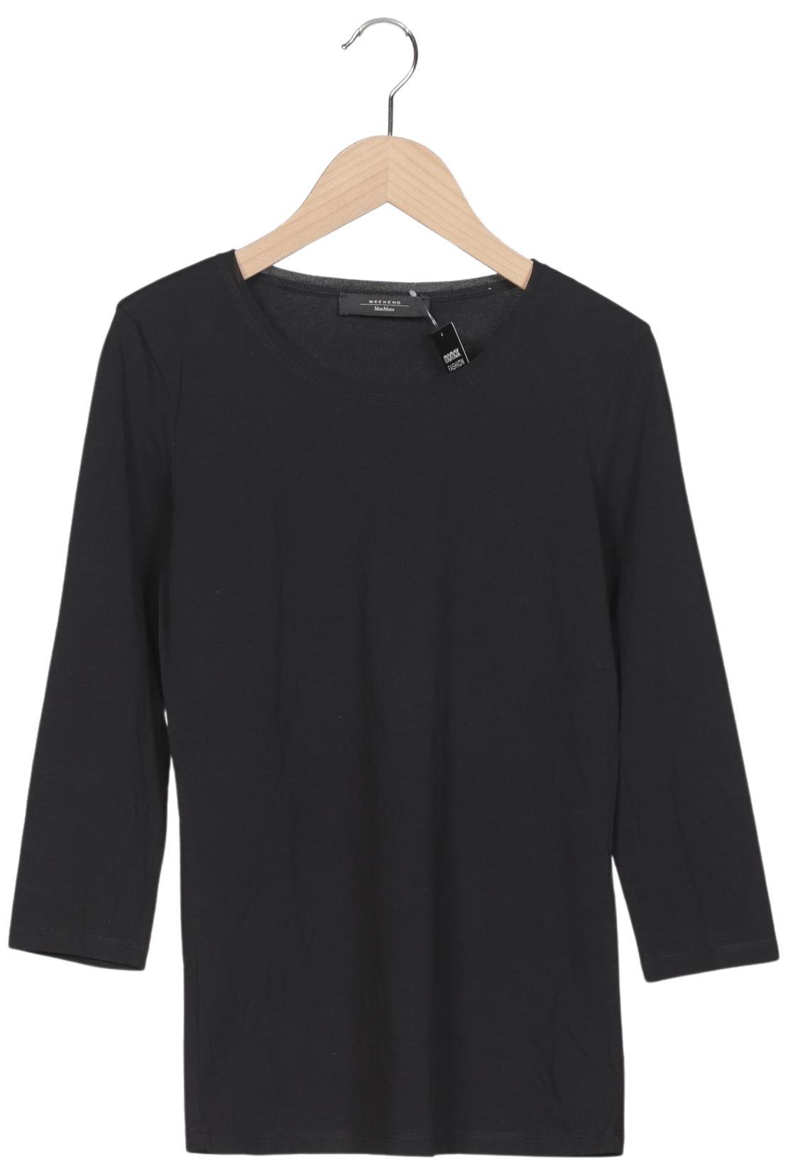 

Weekend Max Mara Damen Langarmshirt, schwarz, Gr. 36