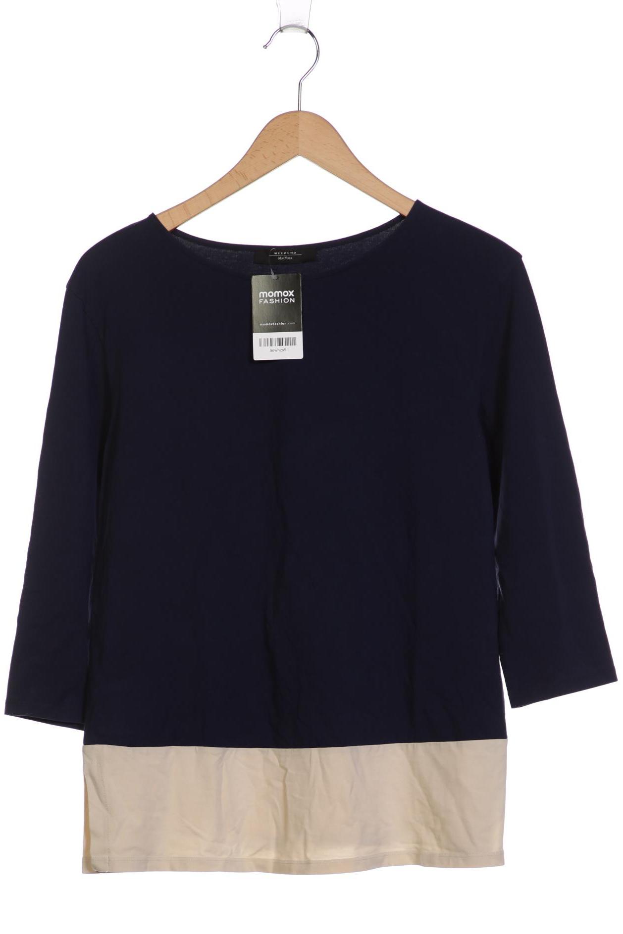 

Weekend Max Mara Damen Langarmshirt, marineblau, Gr. 42