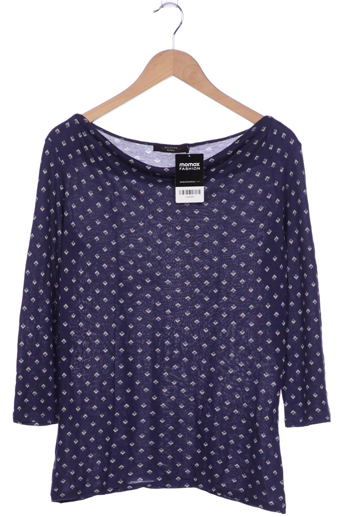 

Weekend Max Mara Damen Langarmshirt, marineblau, Gr. 36