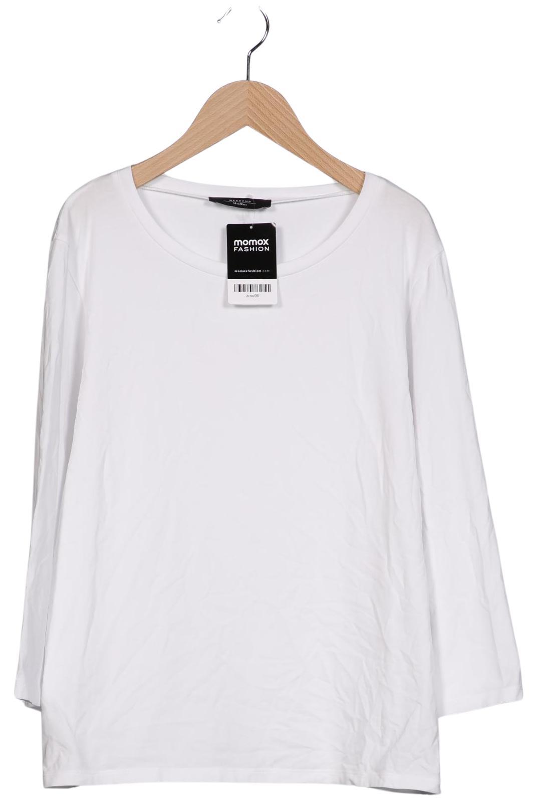 

Weekend Max Mara Damen Langarmshirt, weiß, Gr. 38