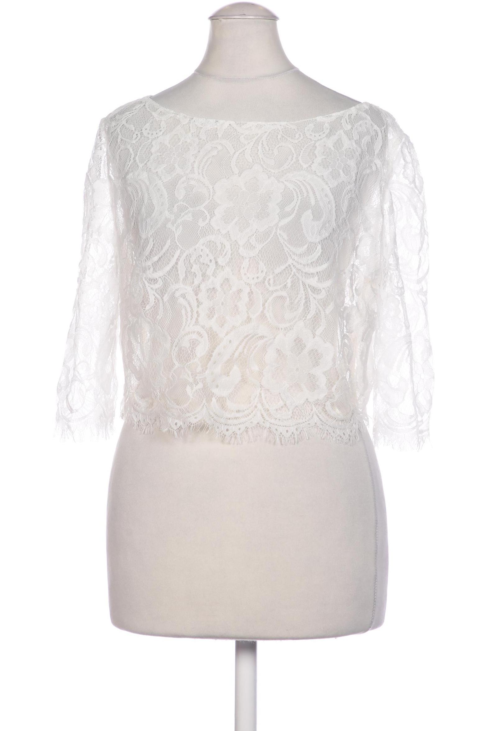 

weise Damen Bluse, weiß, Gr. 38