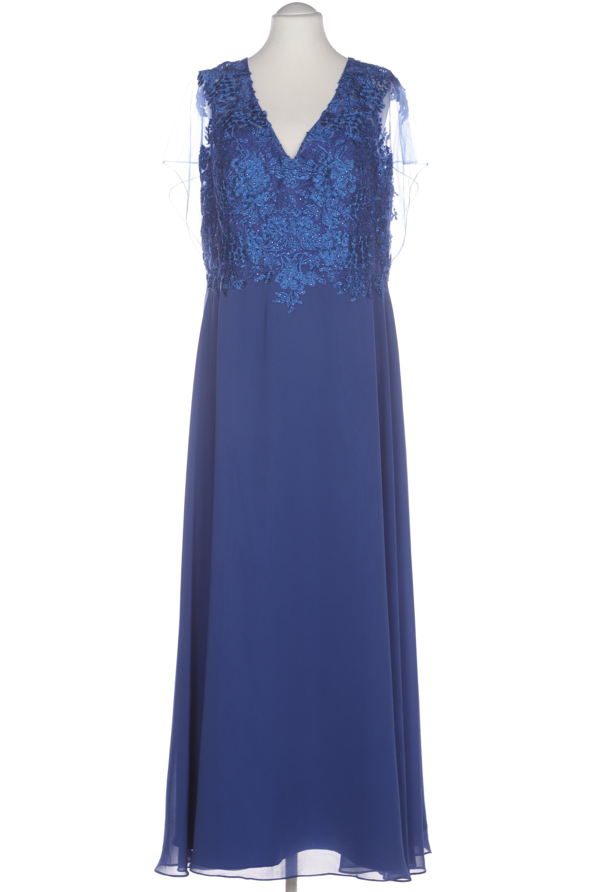 

weise Damen Kleid, blau, Gr. 48