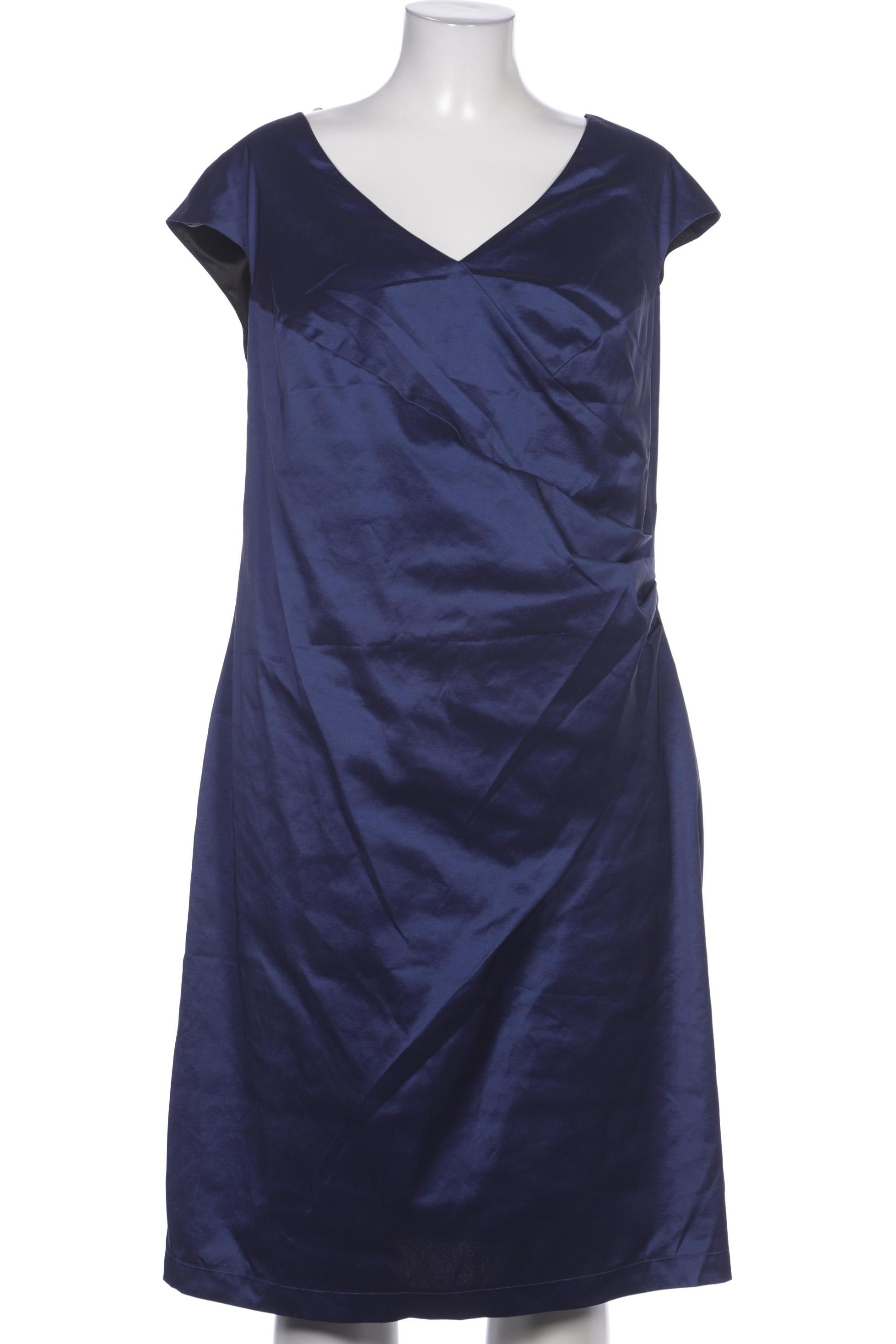 

weise Damen Kleid, marineblau, Gr. 50
