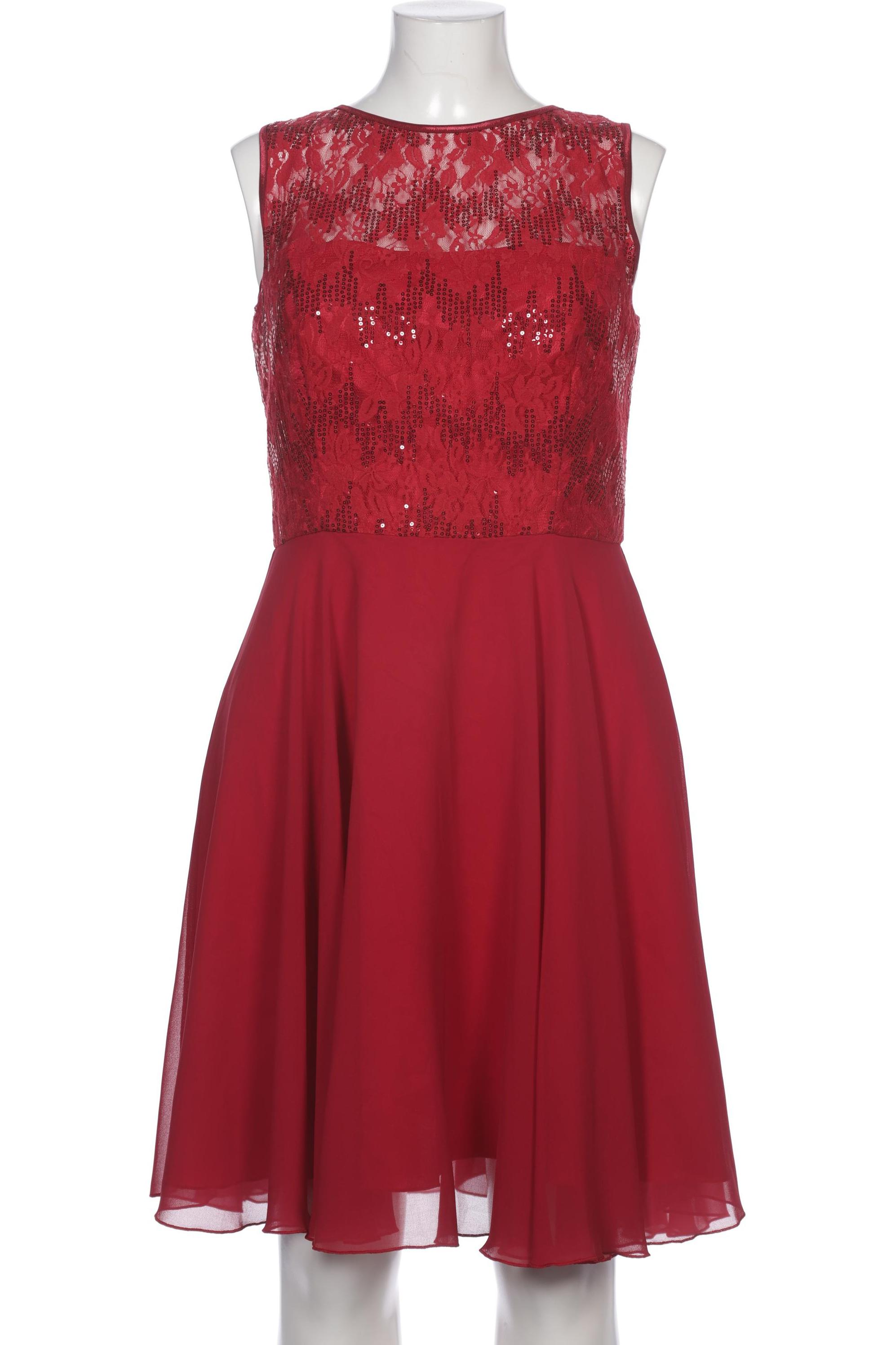 

weise Damen Kleid, rot