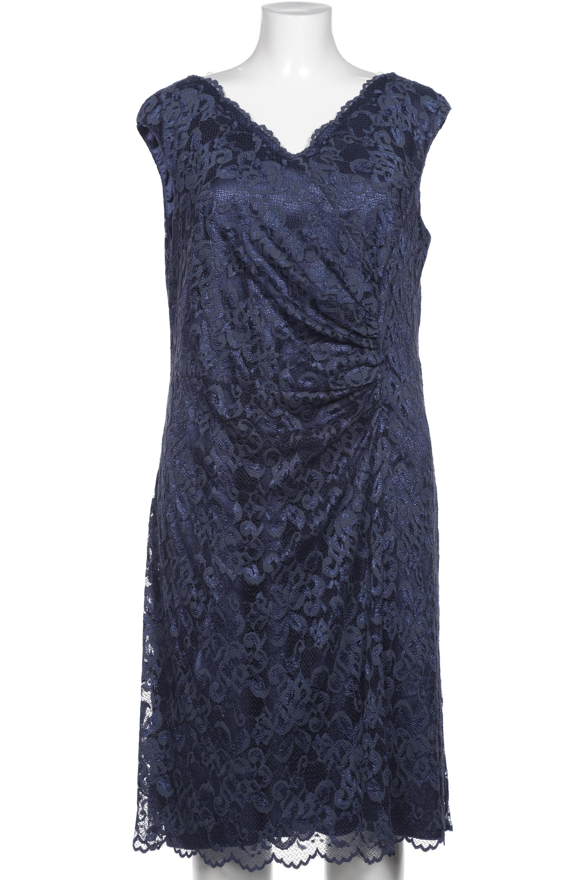 

weise Damen Kleid, marineblau, Gr. 48