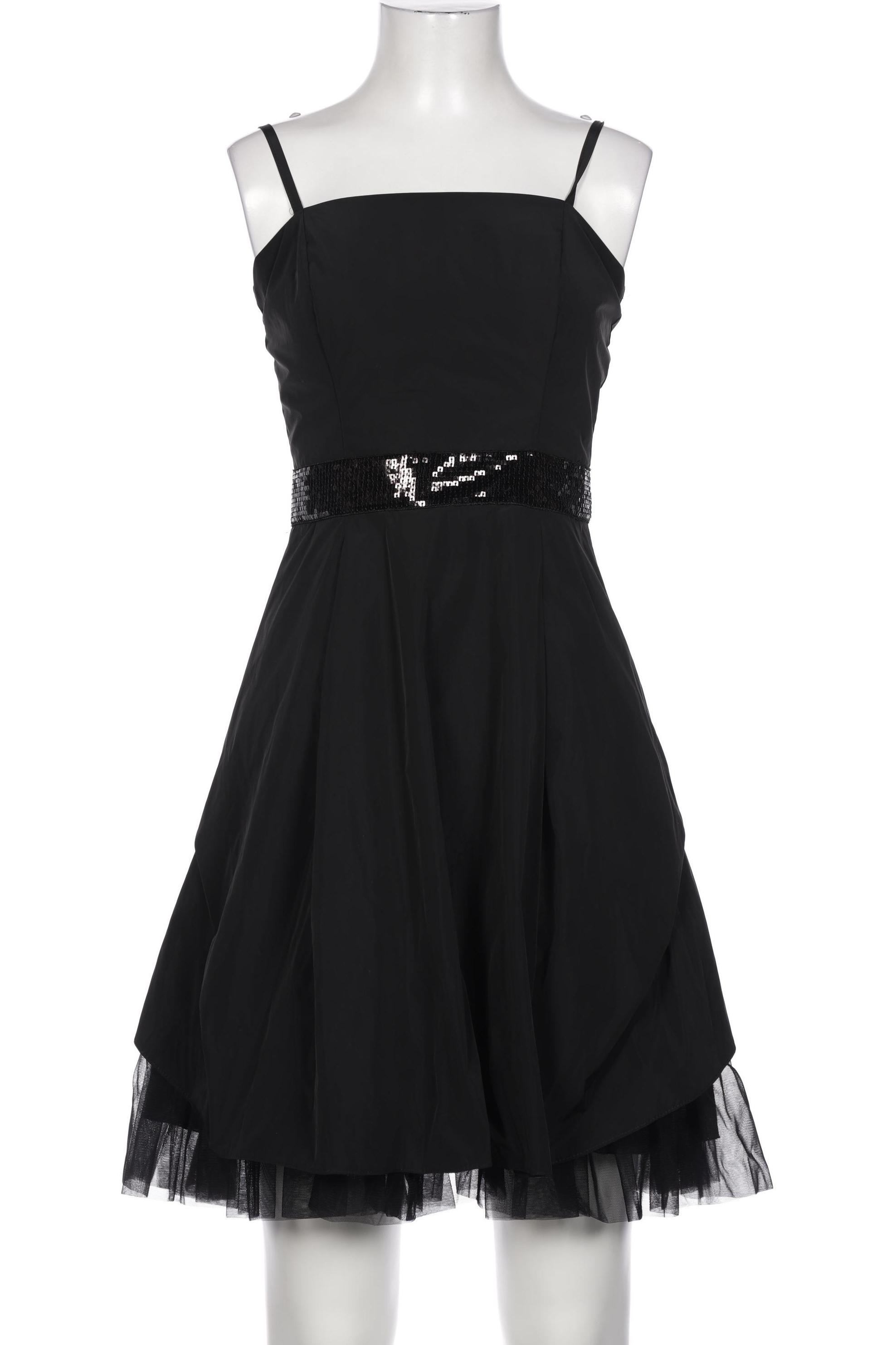 

weise Damen Kleid, schwarz