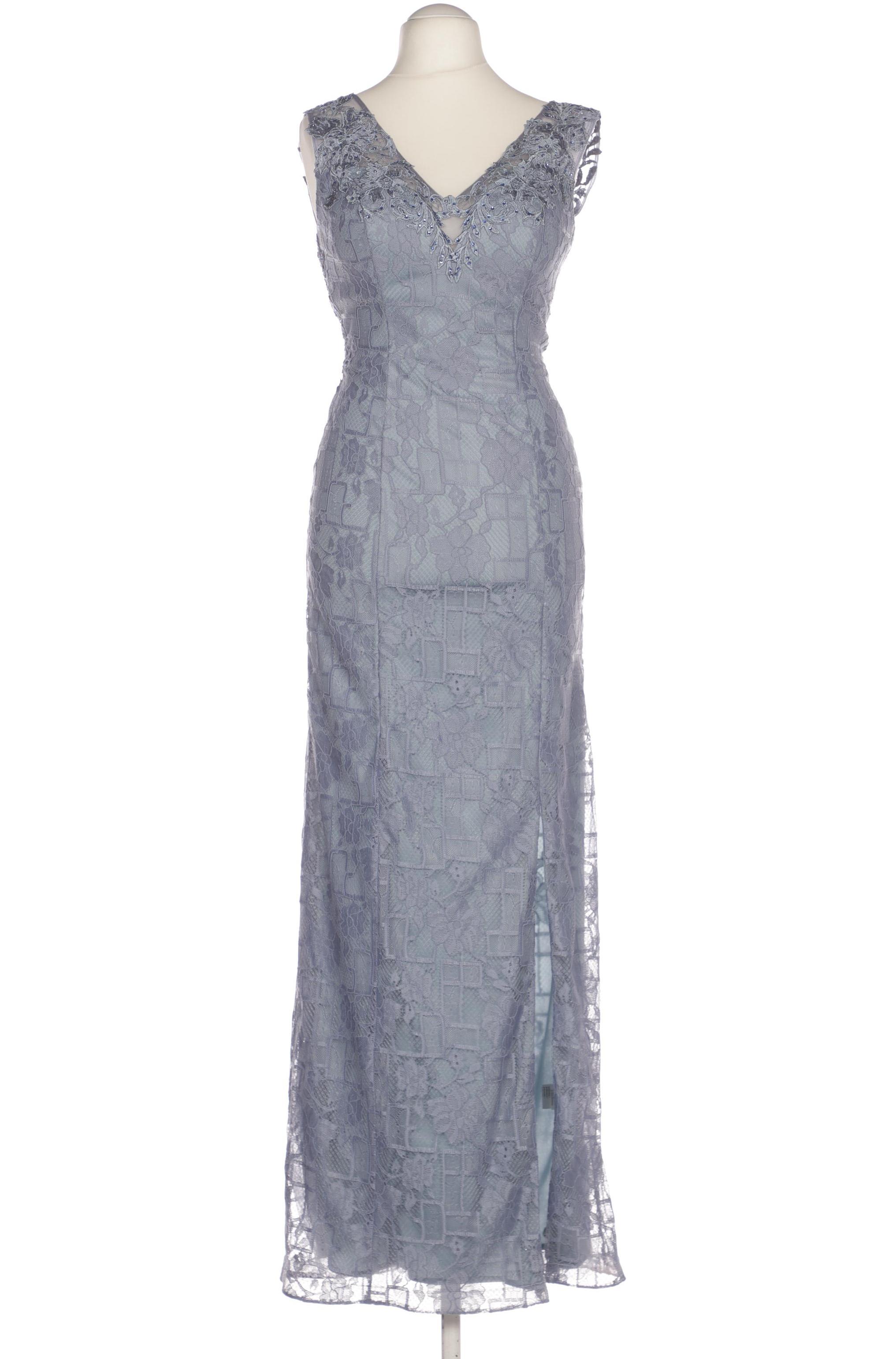 

weise Damen Kleid, blau