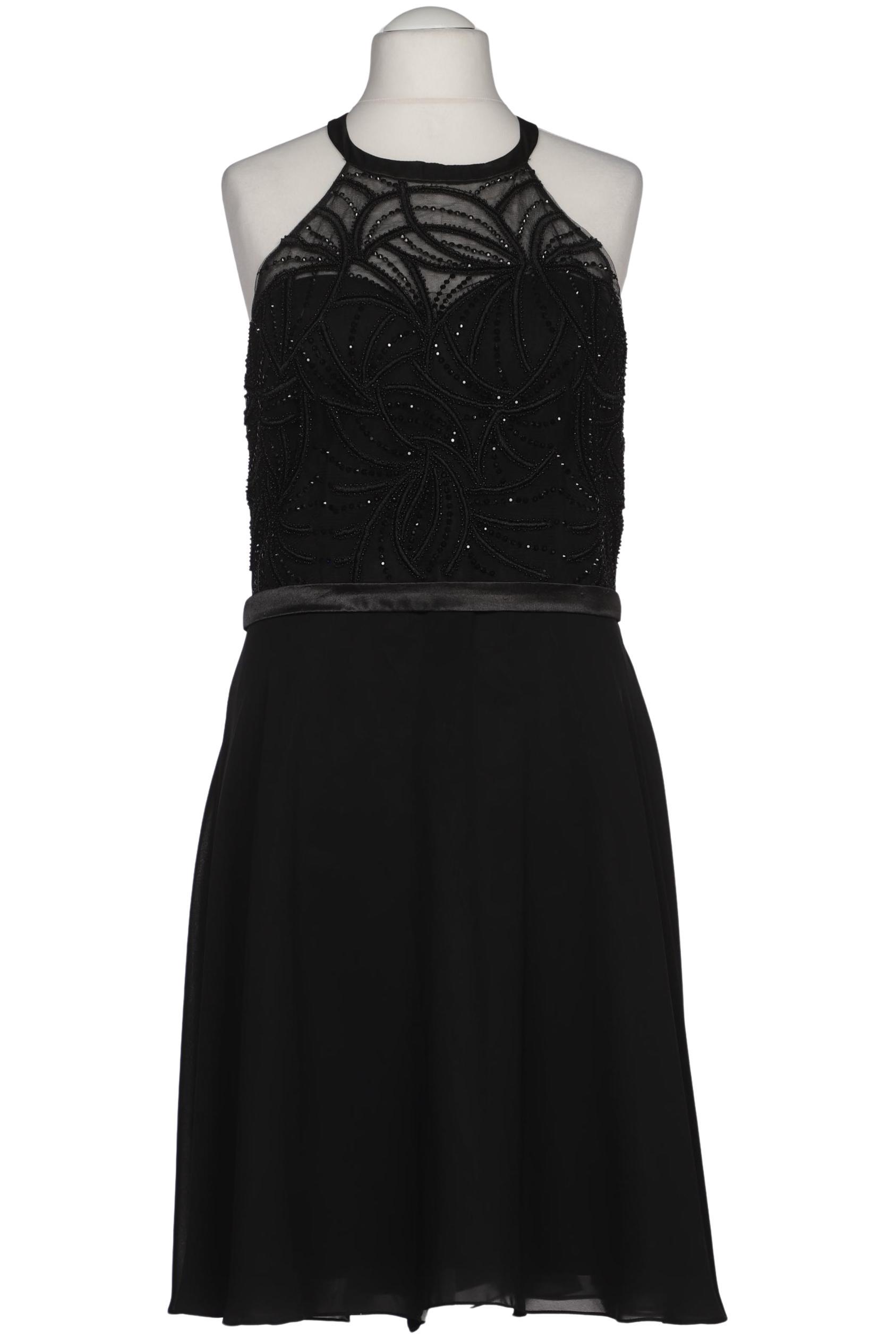 

weise Damen Kleid, schwarz, Gr. 48