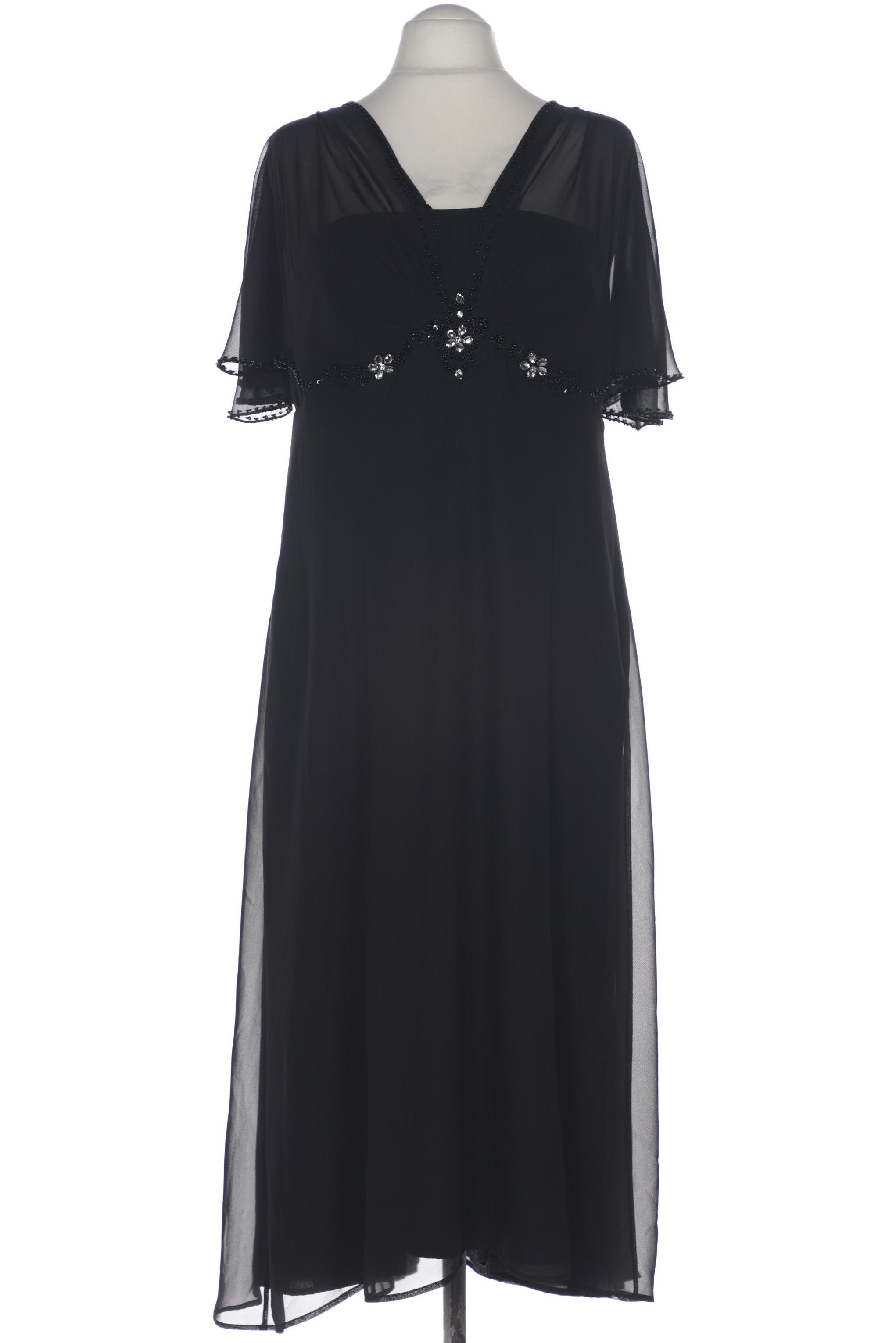 

weise Damen Kleid, schwarz, Gr. 50