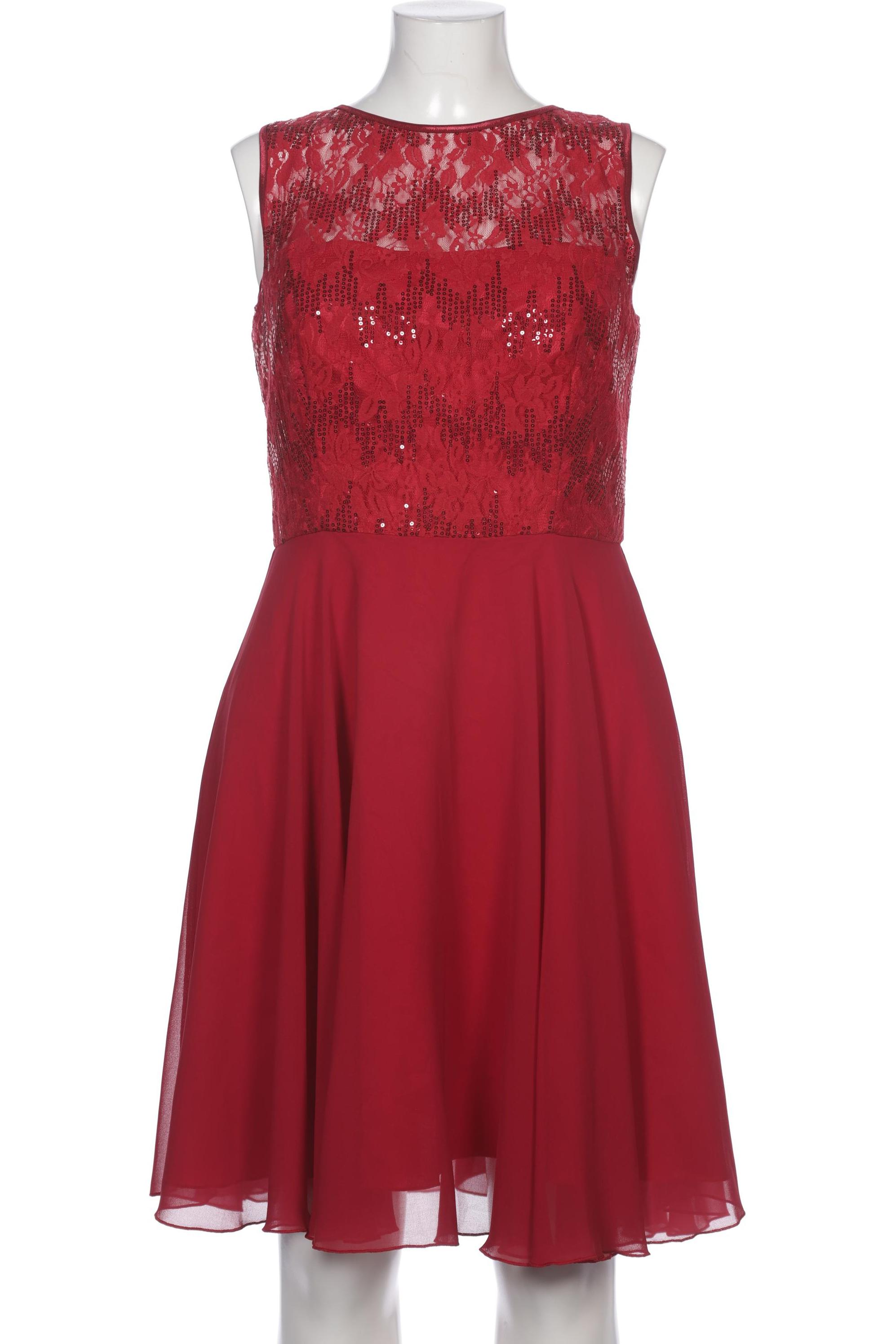 

weise Damen Kleid, rot, Gr. 42