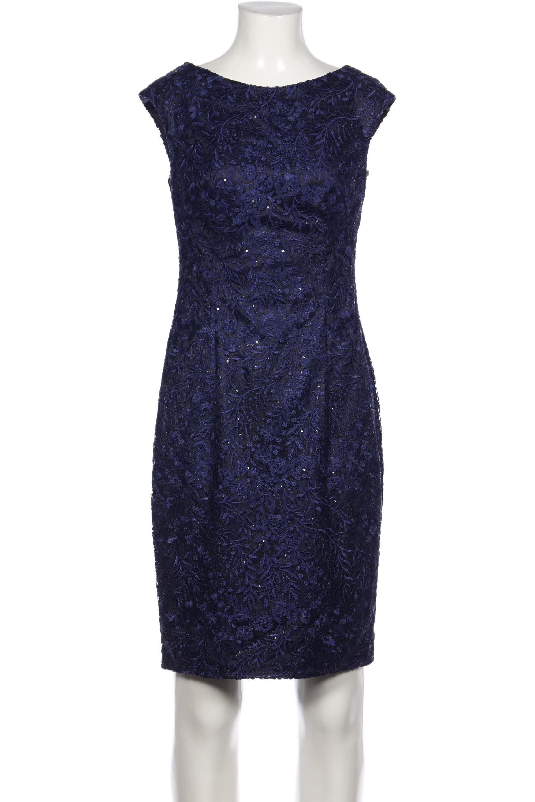 

weise Damen Kleid, marineblau