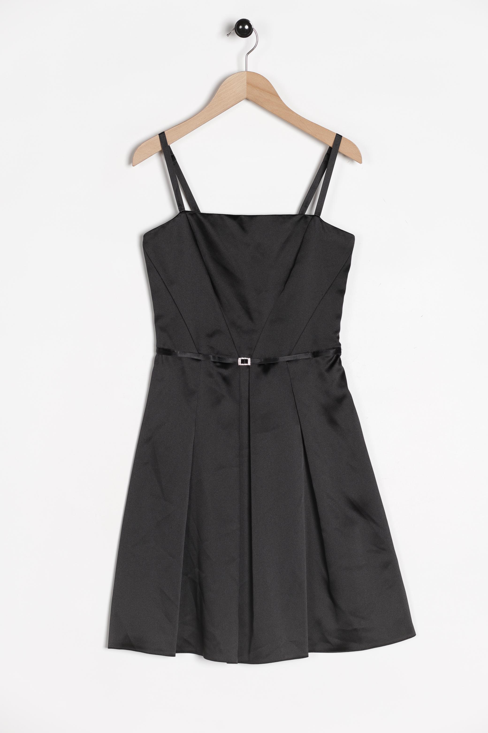 

weise Damen Kleid, schwarz, Gr. 36