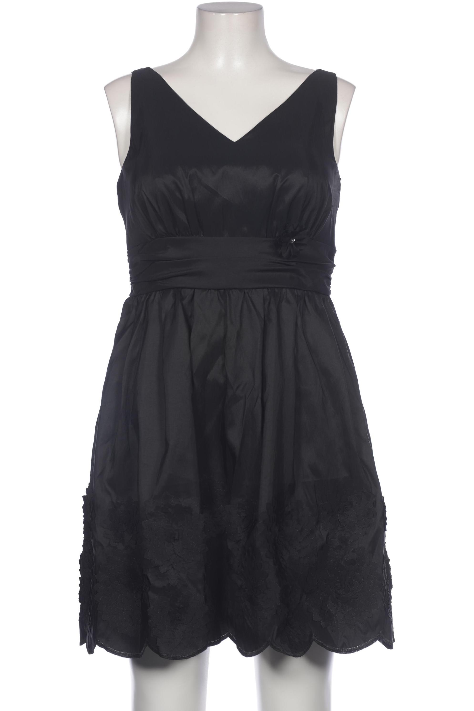 

weise Damen Kleid, schwarz, Gr. 46