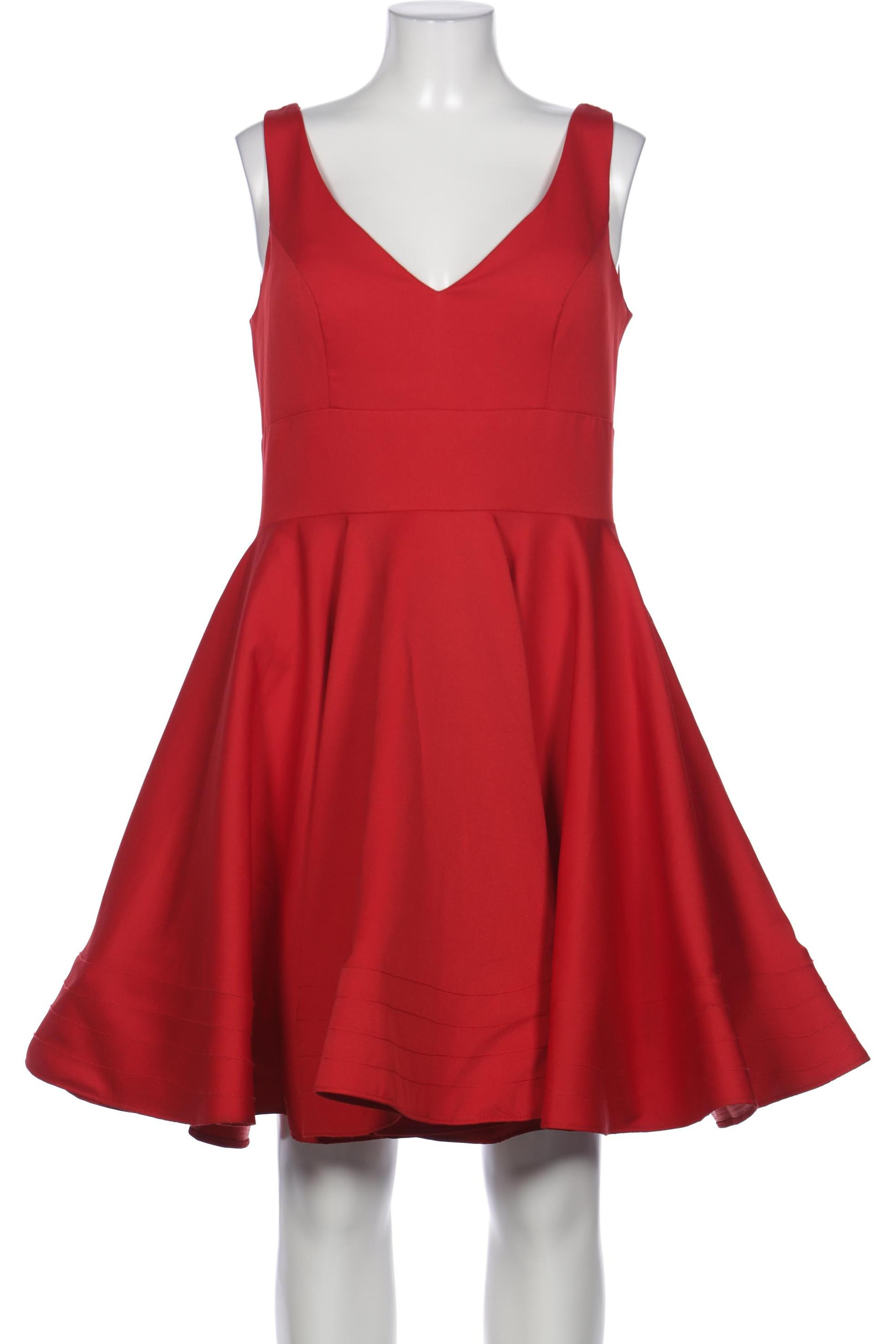 

weise Damen Kleid, rot, Gr. 42