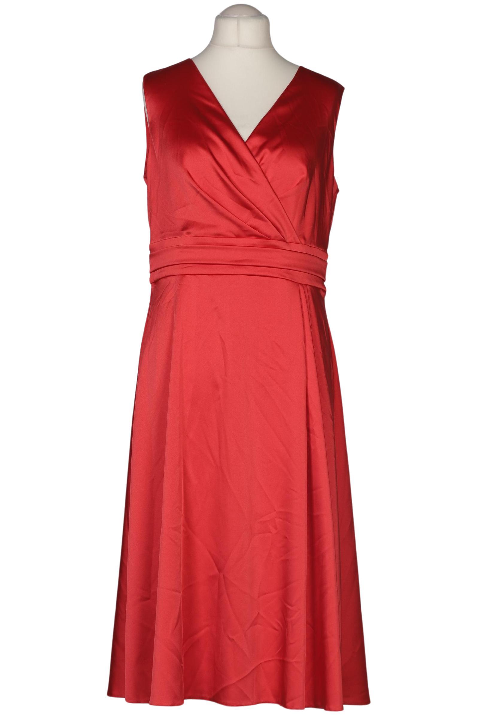 

weise Damen Kleid, rot, Gr. 44