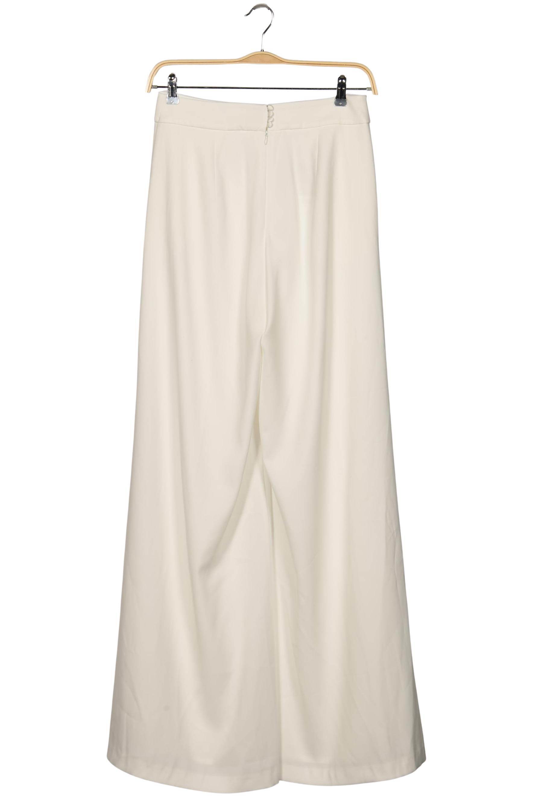 

weise Damen Stoffhose, weiß, Gr. 40