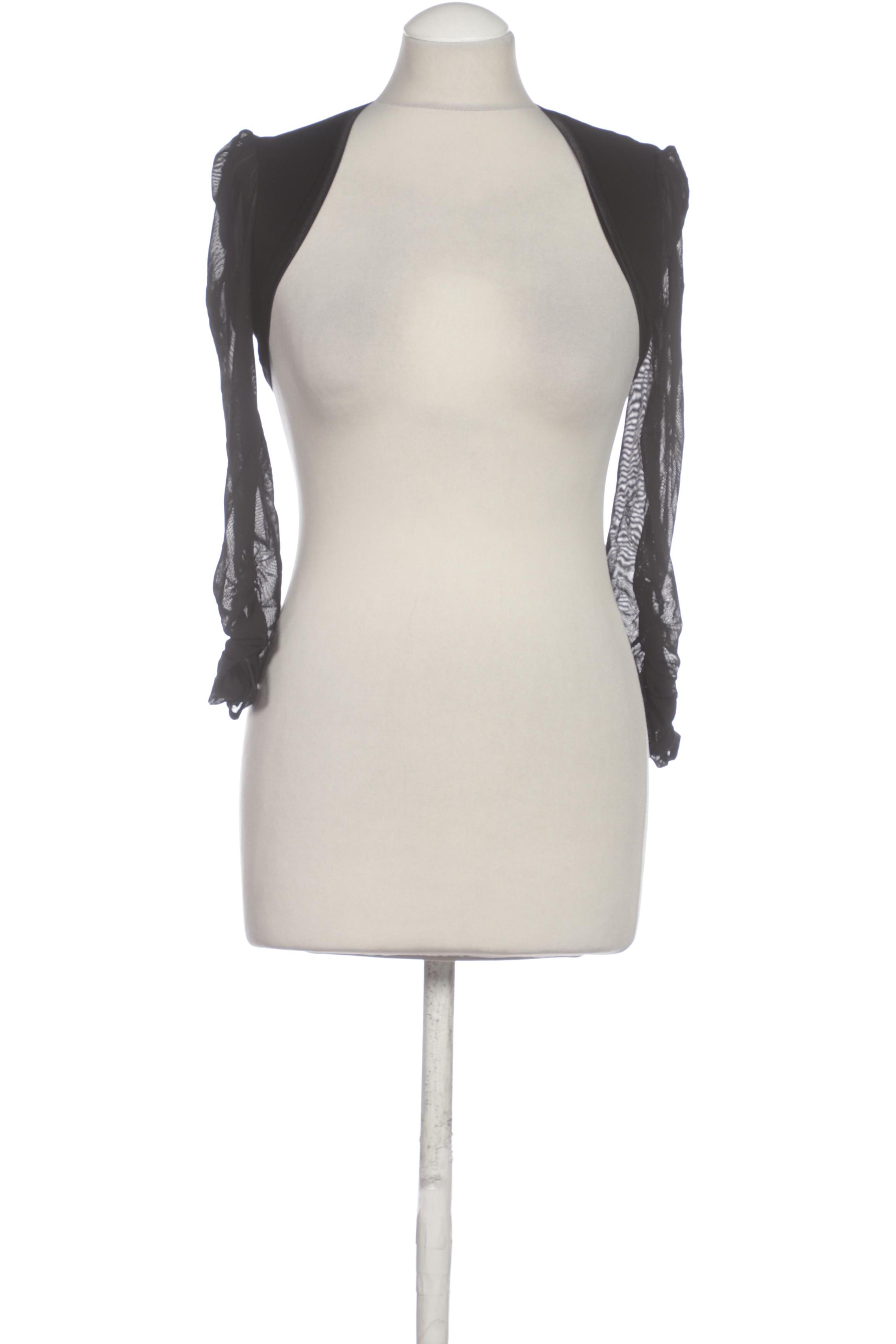 

weise Damen Strickjacke, schwarz, Gr. 38