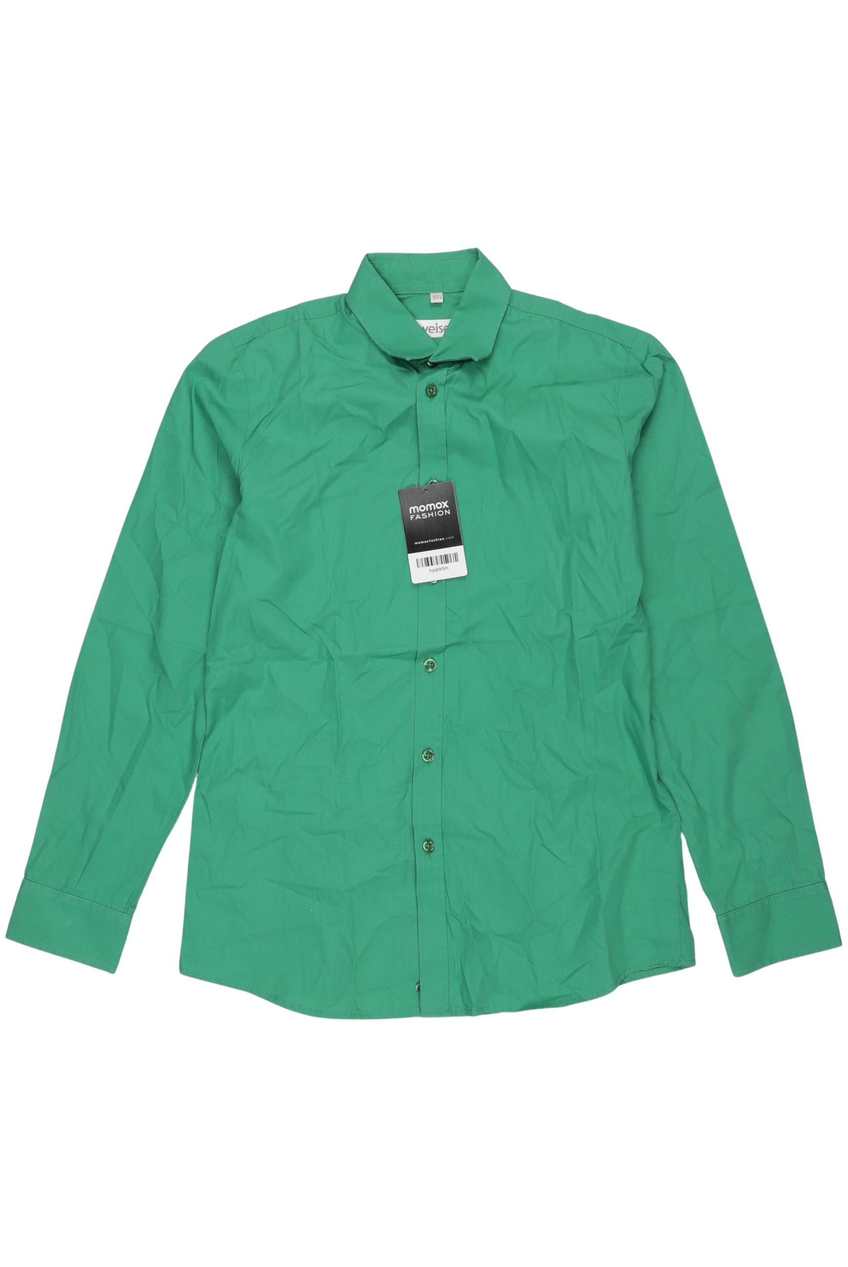 

weise Jungen Hemd, grün, Gr. 164